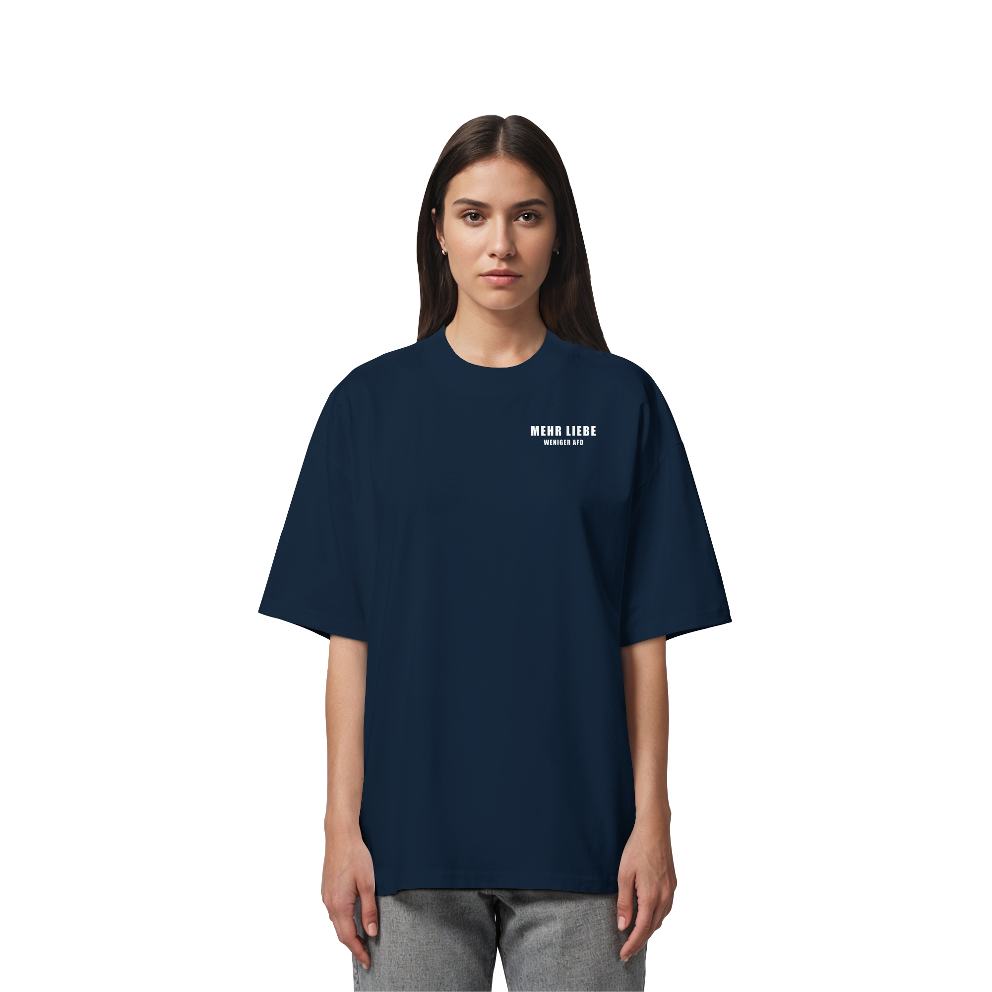 Mehr Lieber Weniger AfD - Organic Oversize Shirt