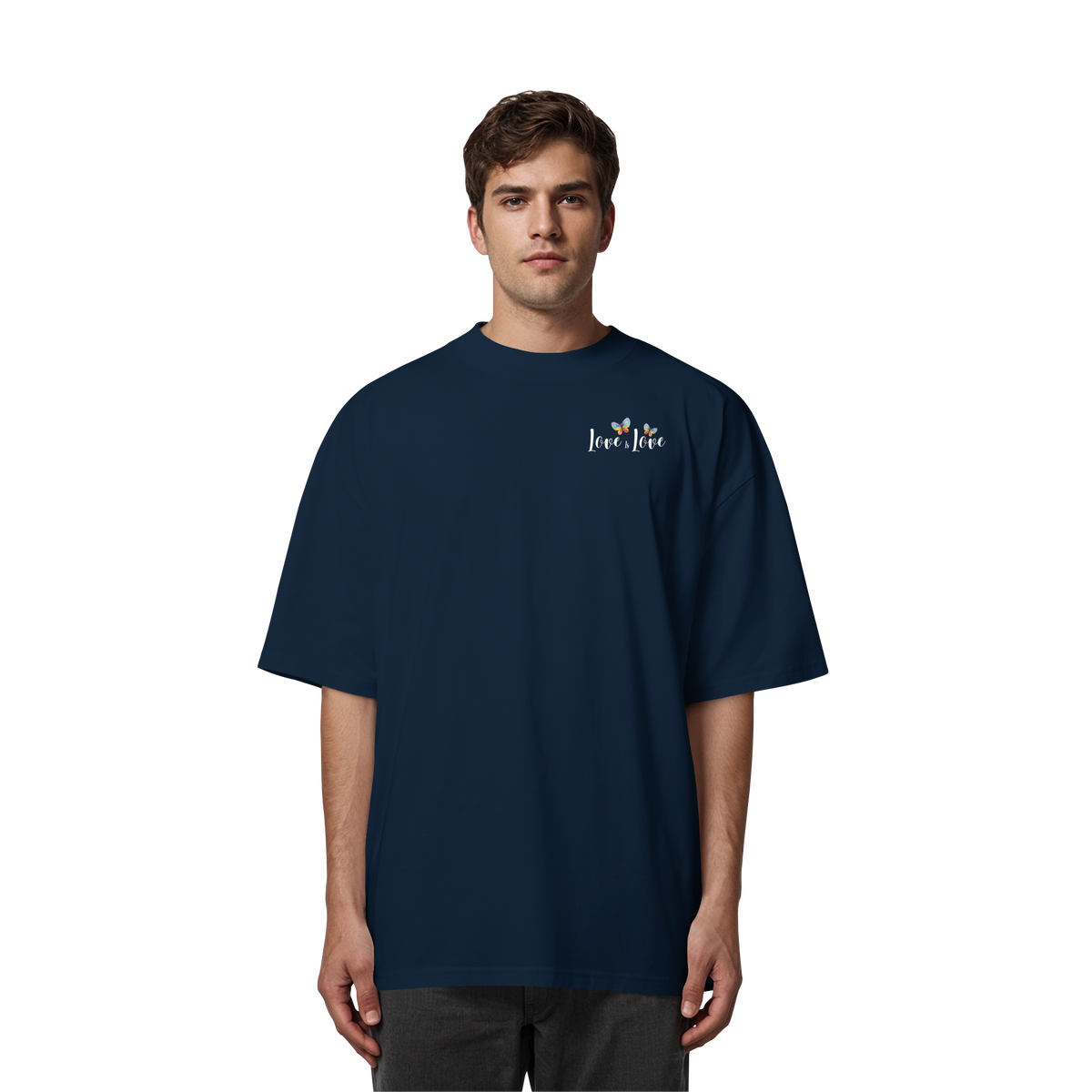Love is Love "Butterfly Edition" - Organic Oversize Shirt
