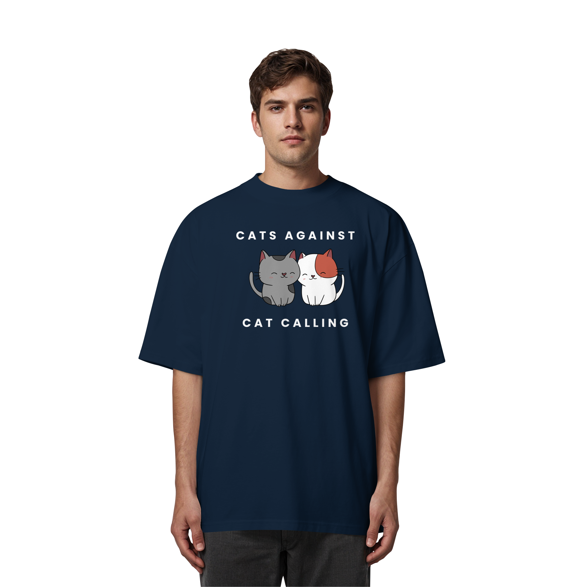 Cats Against Catcalling "Cuddle Edition" - Organic Oversize Shirt