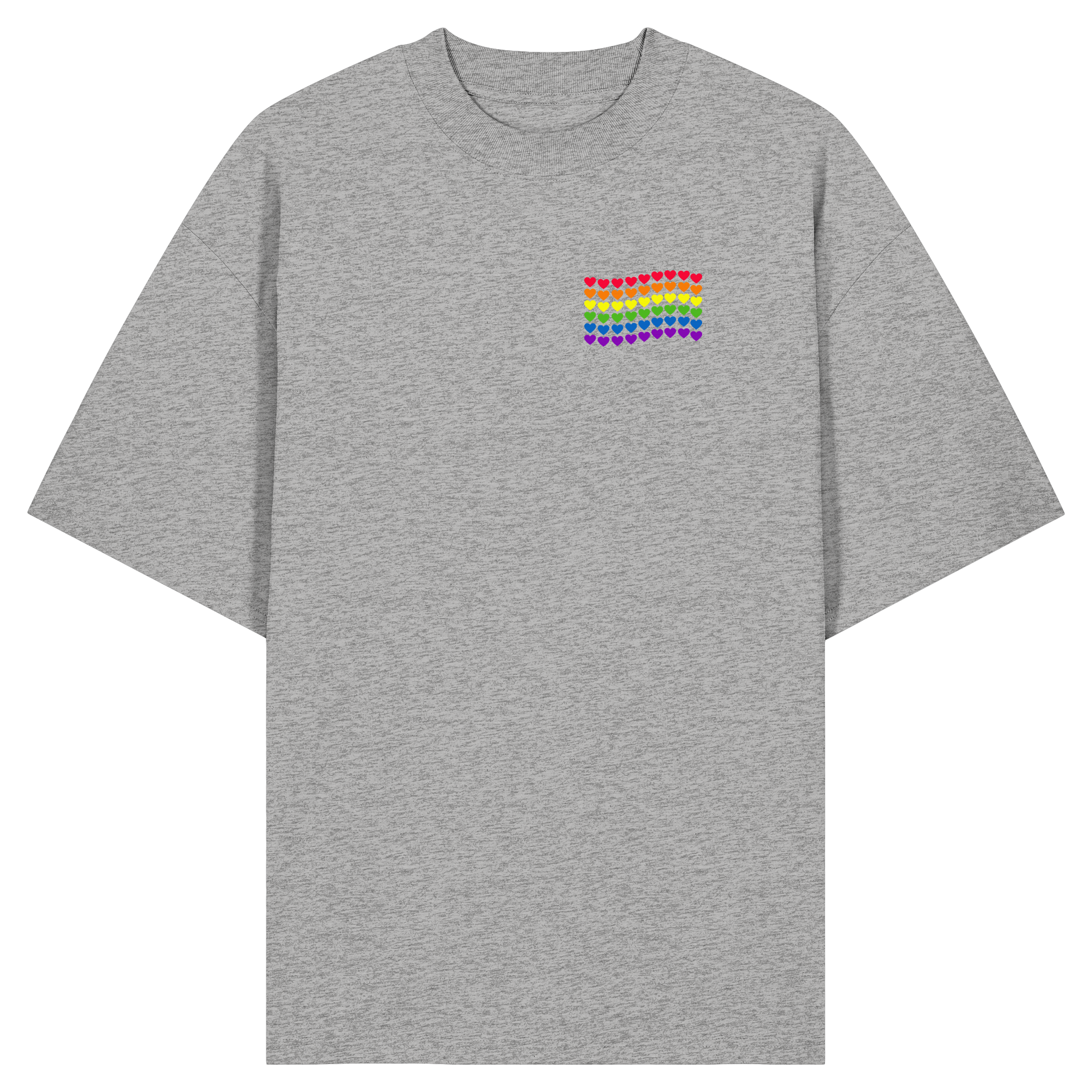 Herzenflagge - Organic Oversize Shirt