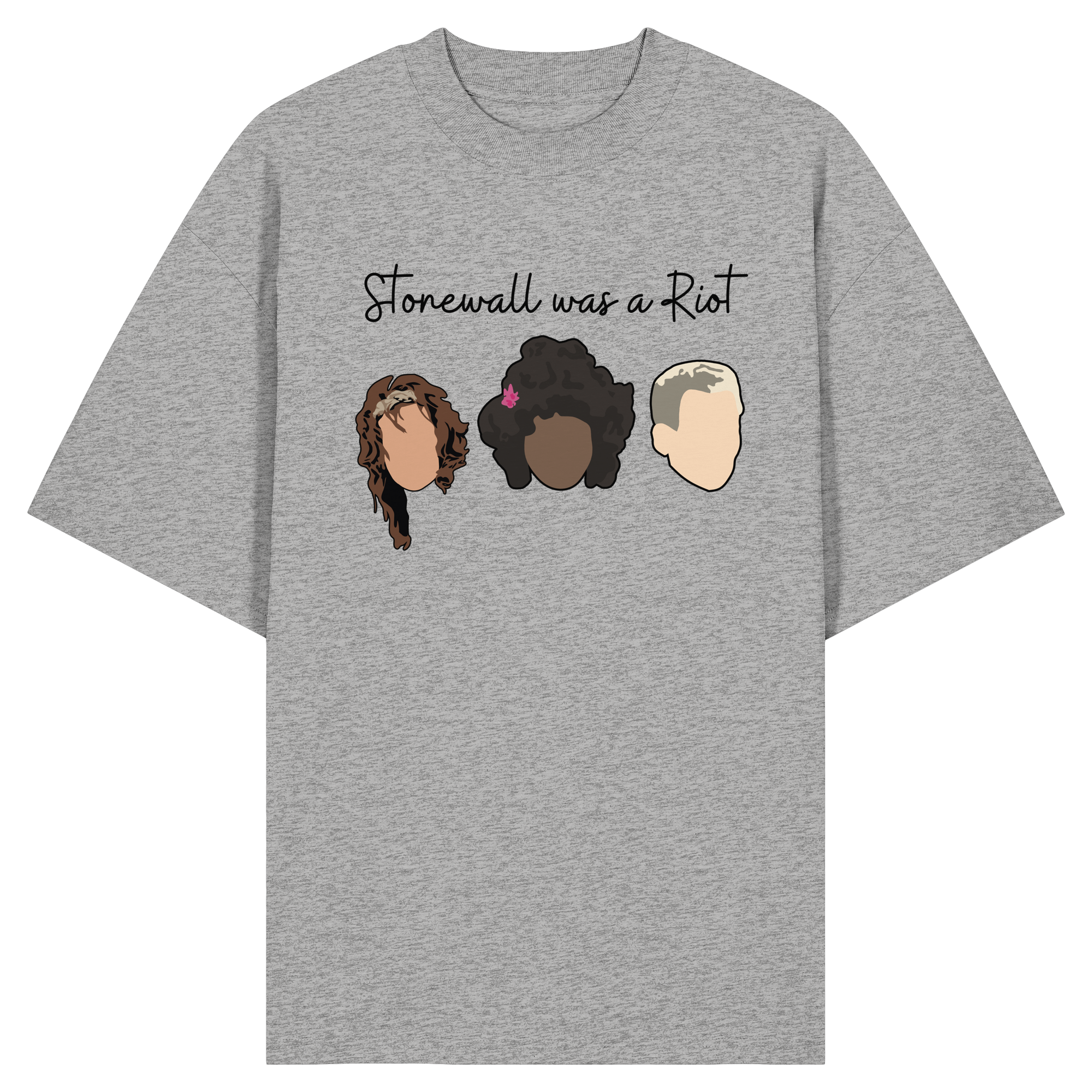 Stonewall was a Riot "Icons Edition" (hell) - Organic Oversize Shirt