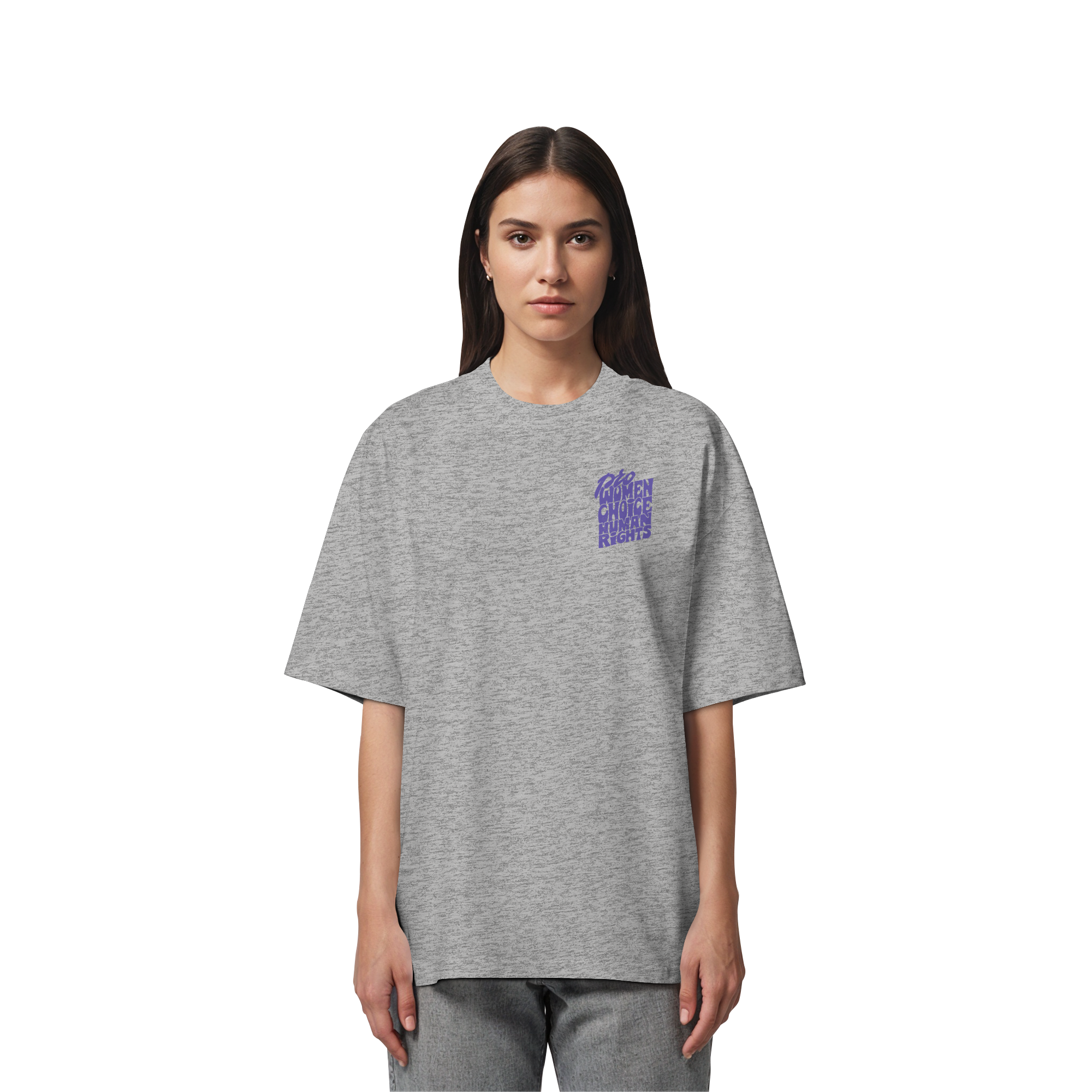 Pro Women Choice Human Rights "Lila Edition" - Organic Oversize Shirt