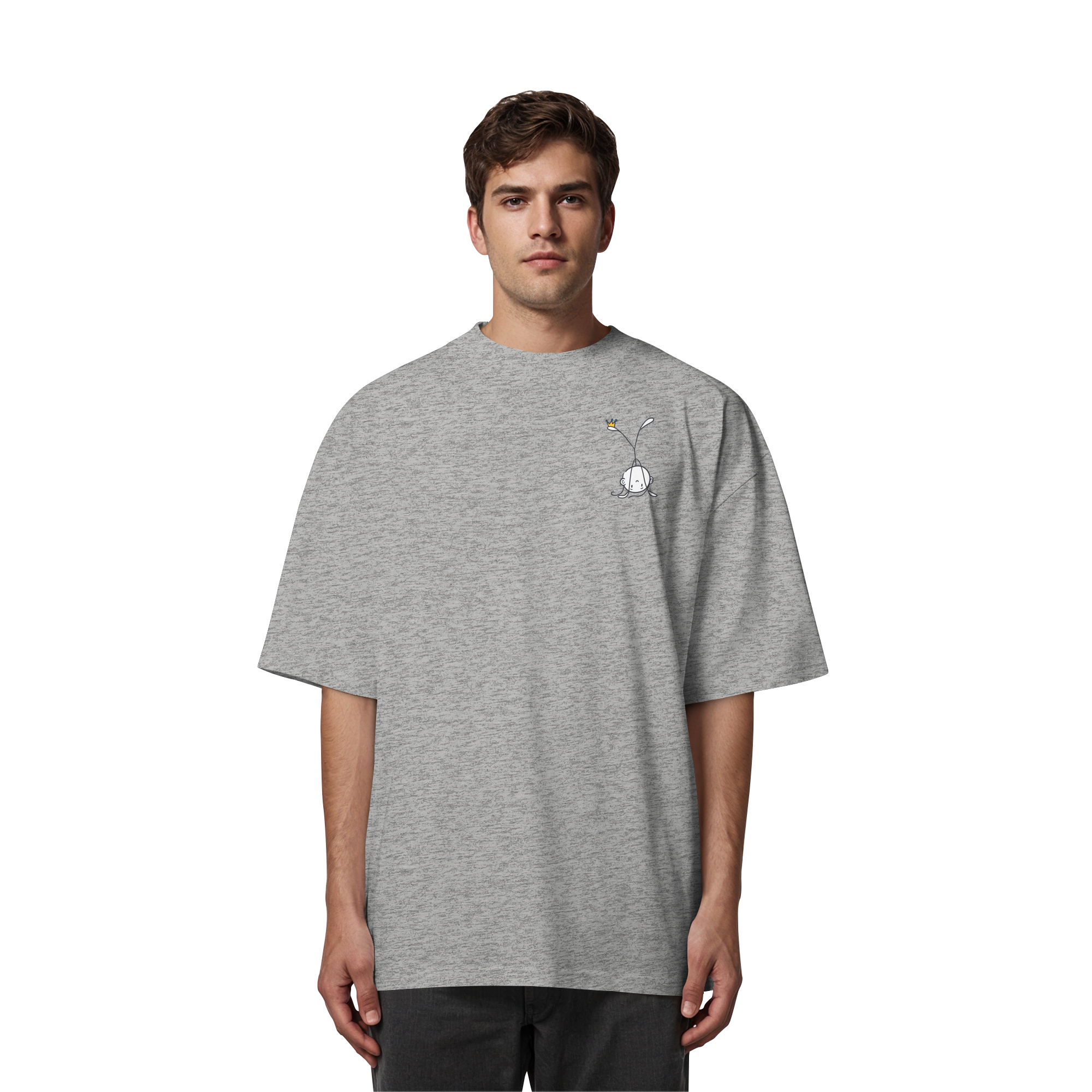 Mein Körper gehört mir "Schwarze Edition" Backprint - Organic Oversize Shirt