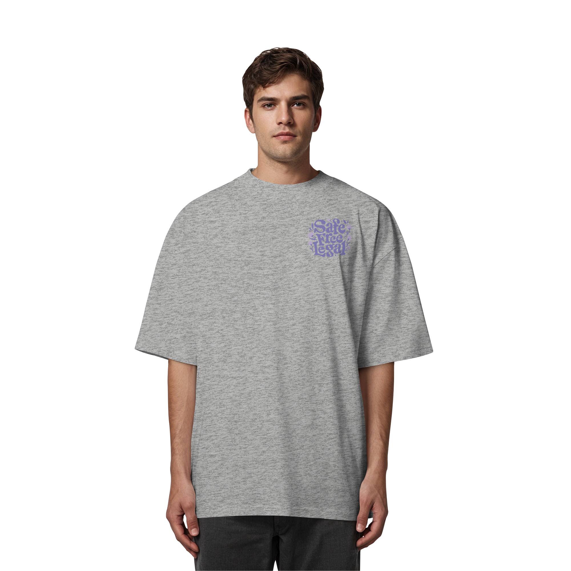Safe Free Legal "Blumen Edition" - Organic Oversize Shirt