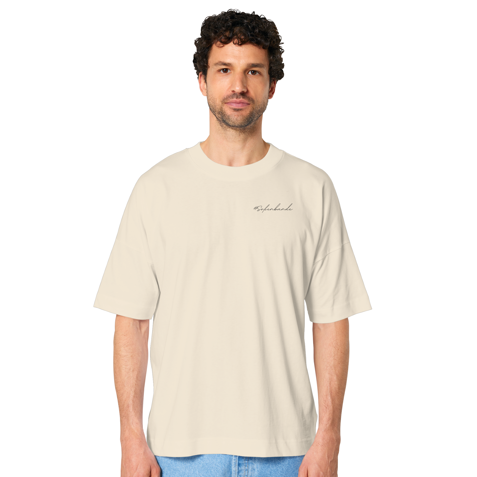 #Soßenbande (schwarze Schrift) Oversize Shirt