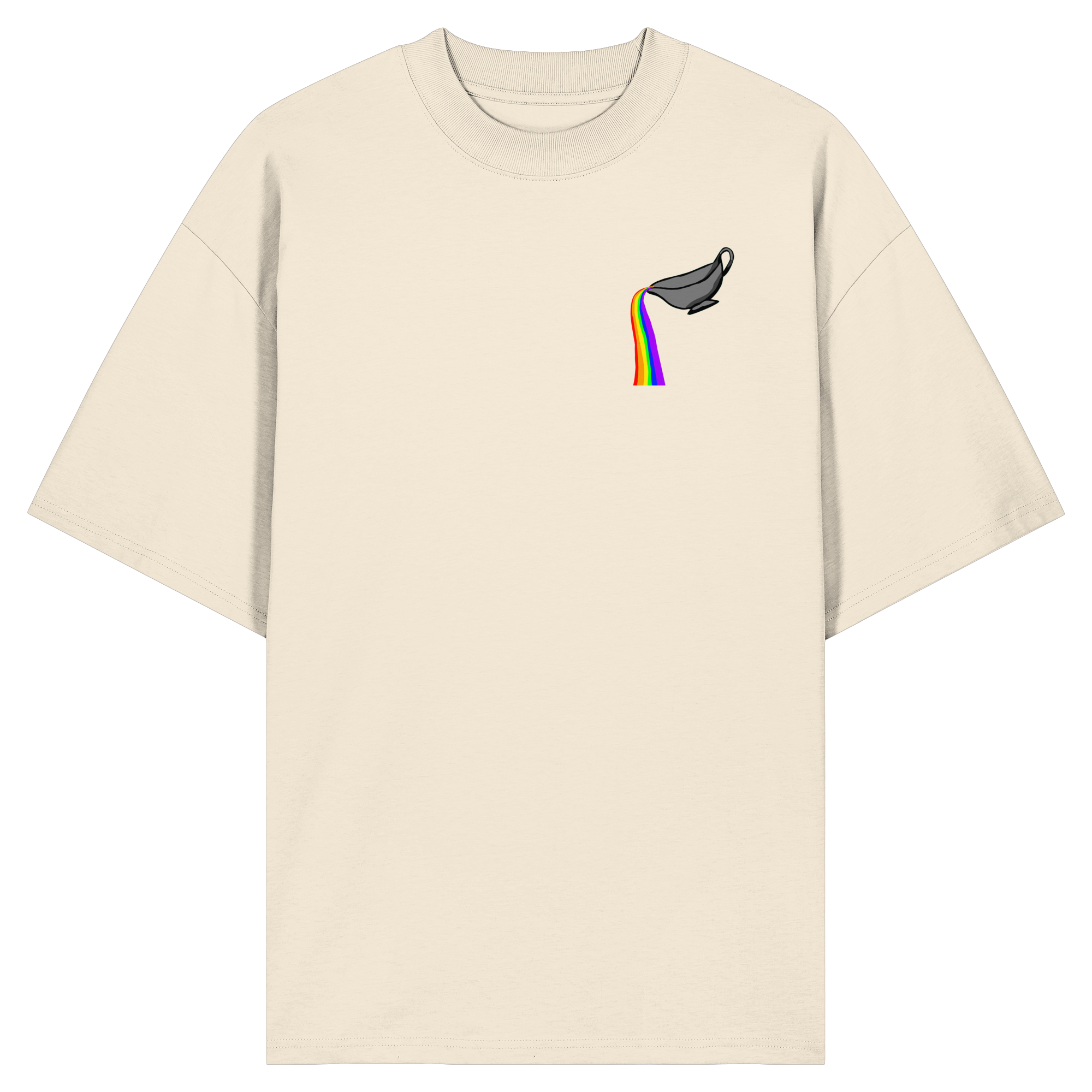 Regenbogen Soße: Sauciere - Organic Oversize Shirt