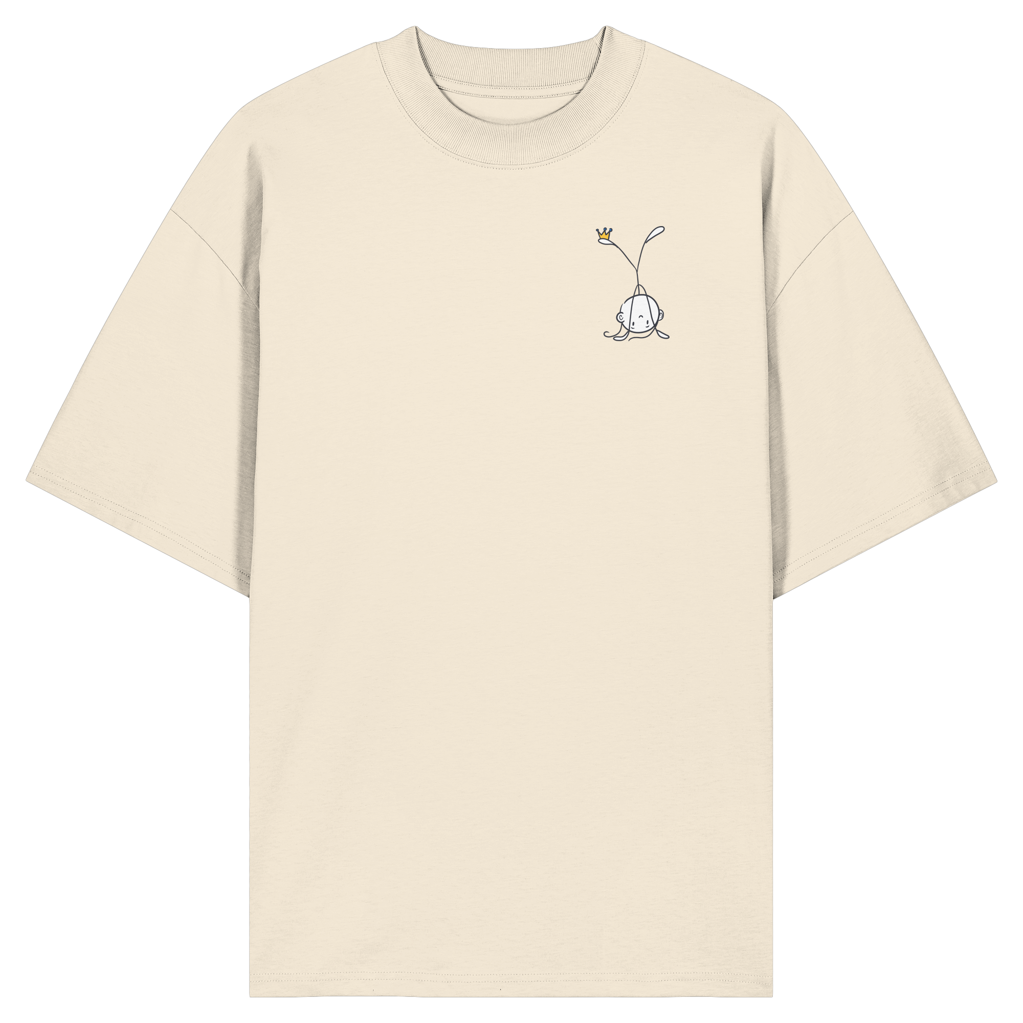 Mein Körper gehört mir "Schwarze Edition" Backprint - Organic Oversize Shirt