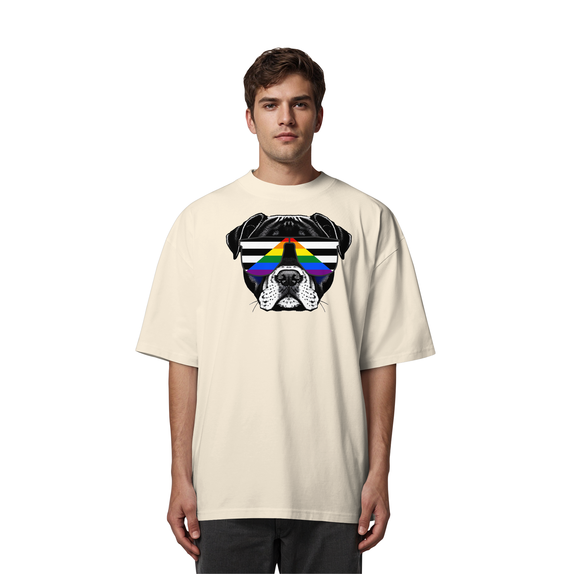 Straight Ally Doggo - Organic Oversize Shirt