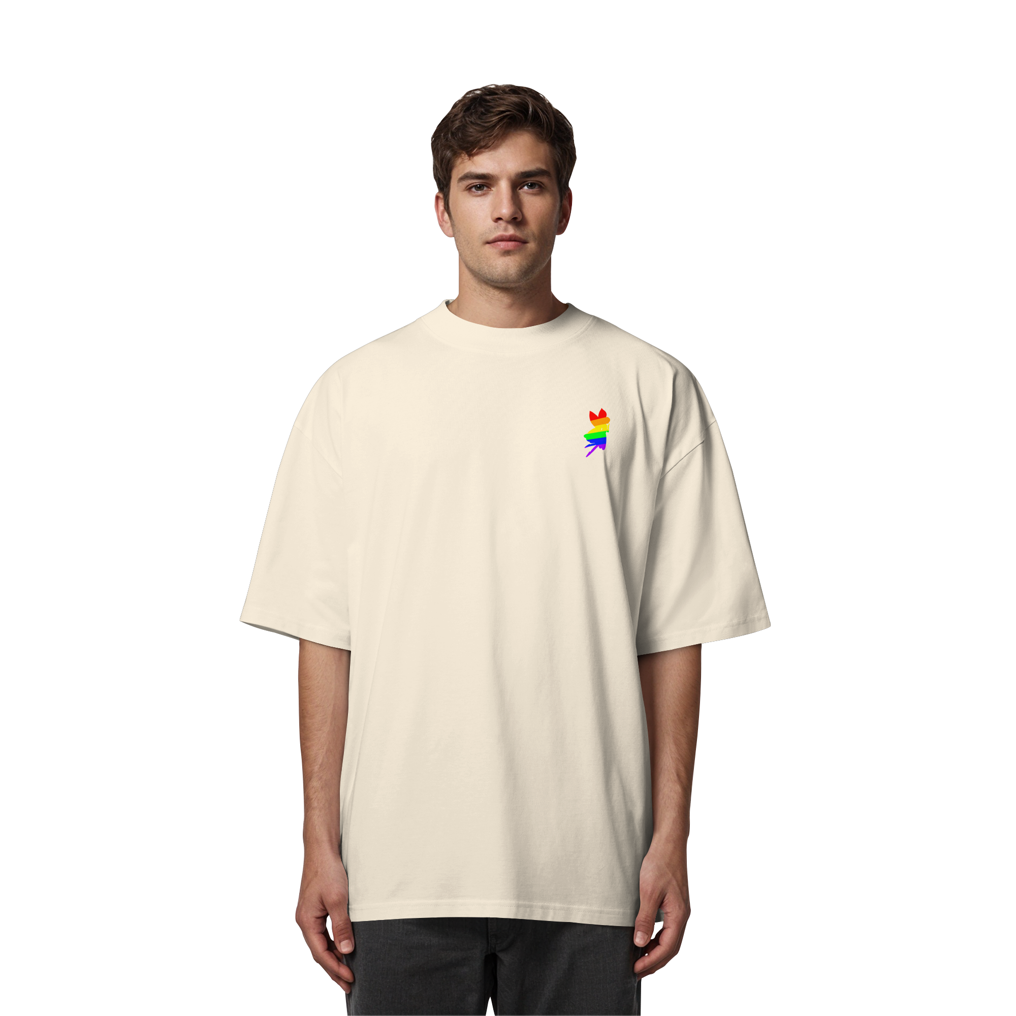 Regenbogen Fee - Organic Oversize Shirt