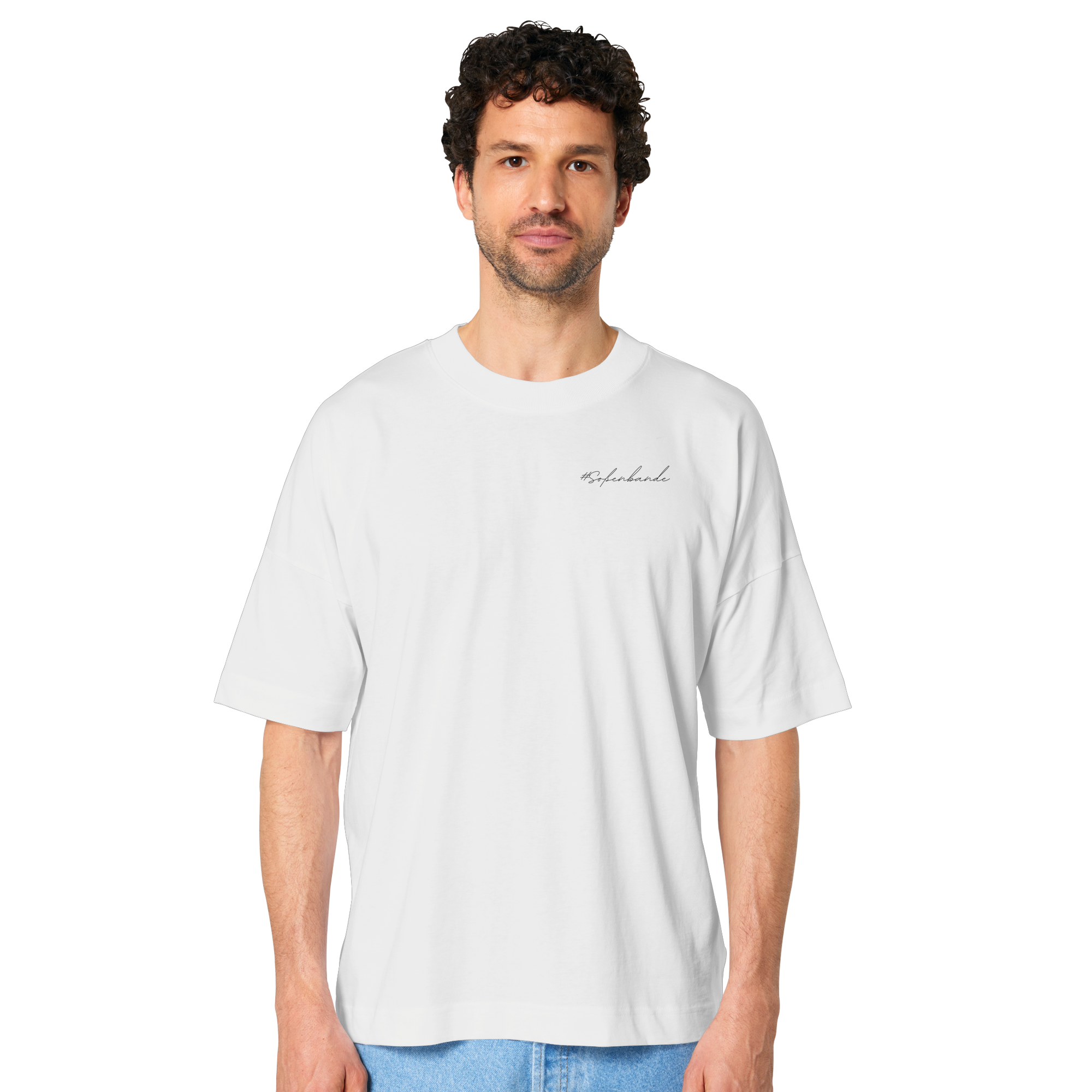 #Soßenbande (schwarze Schrift) Oversize Shirt