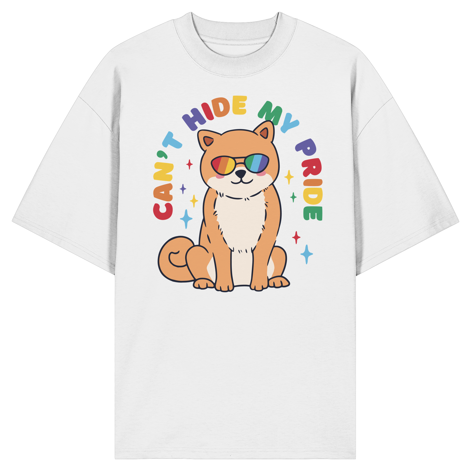 Can't Hide my Pride Doggo - Organic Oversize Shirt