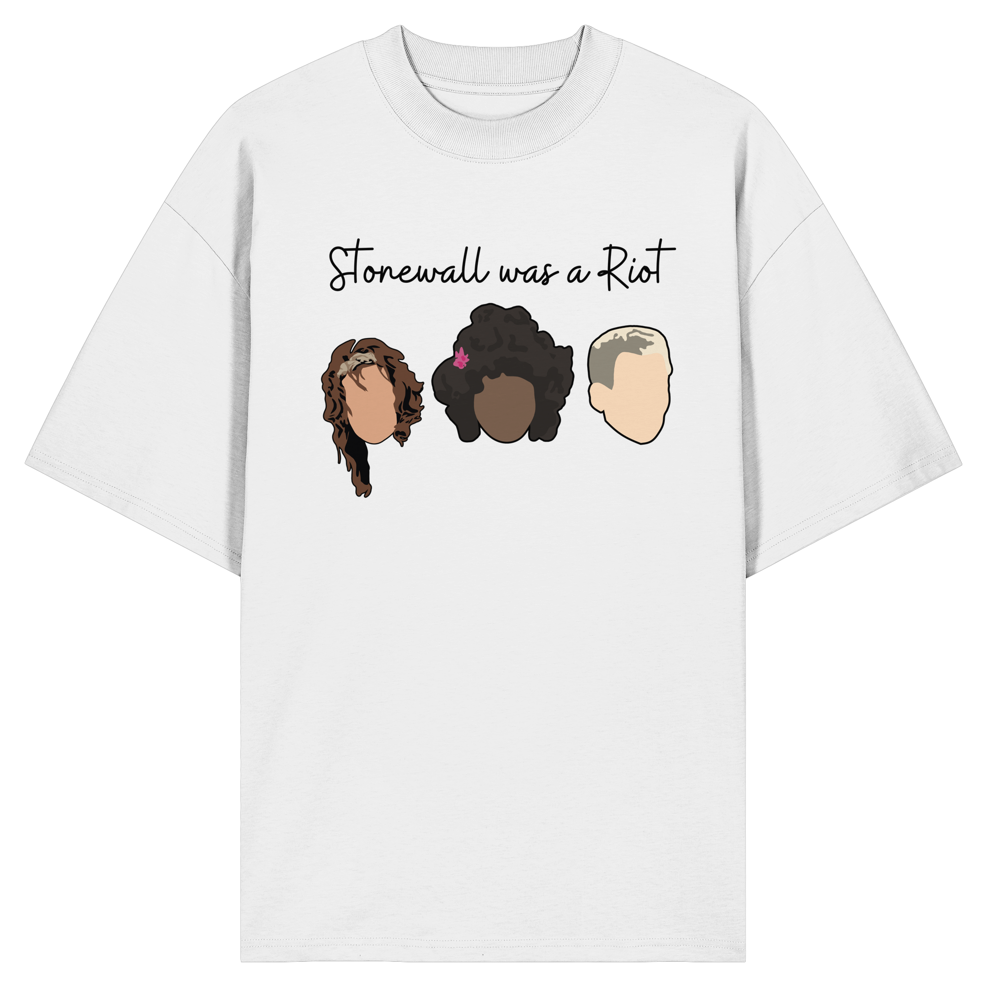 Stonewall was a Riot "Icons Edition" (hell) - Organic Oversize Shirt