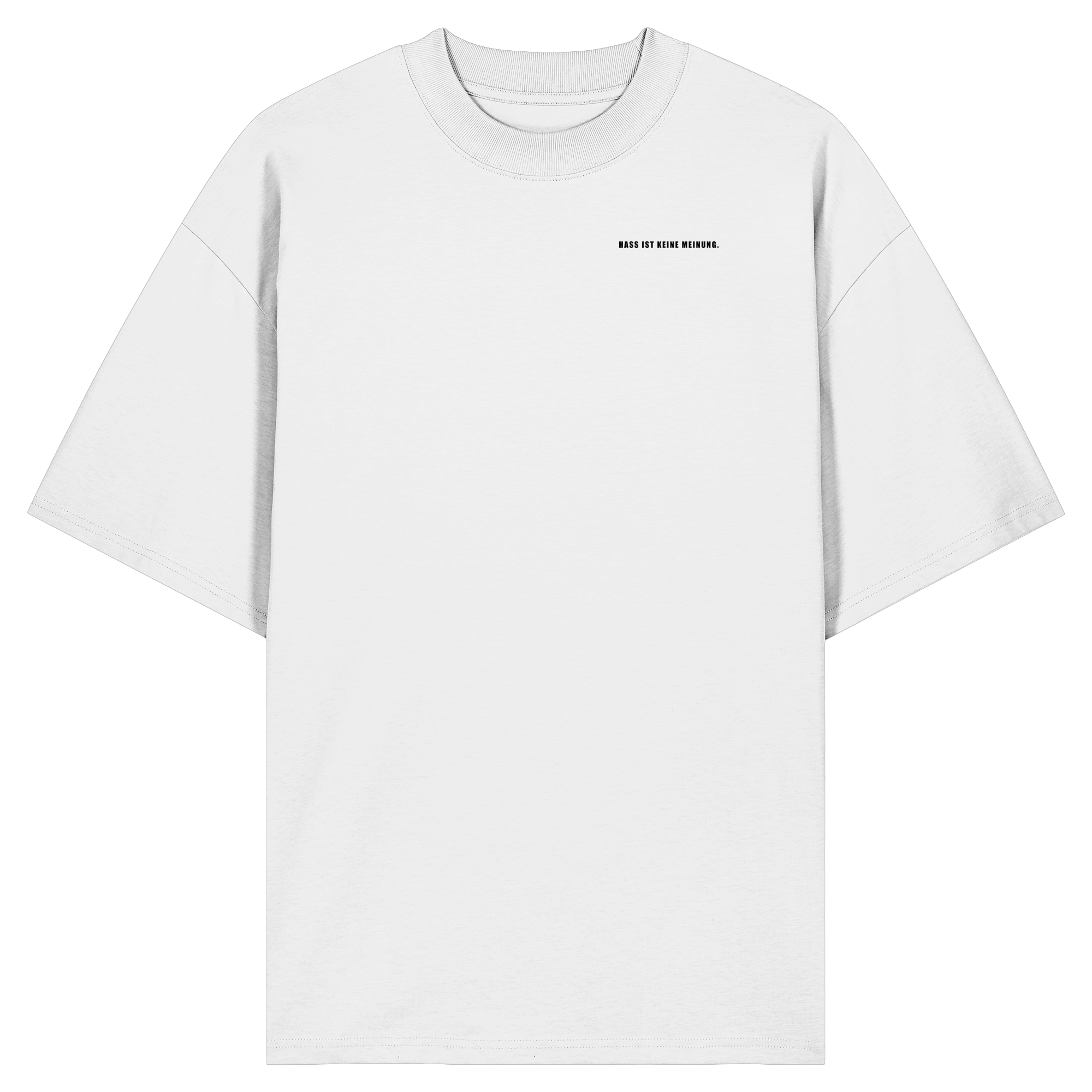 Es gibt 2 Arten von AfD Wählenden Backprint (hell) - Organic Oversize Shirt