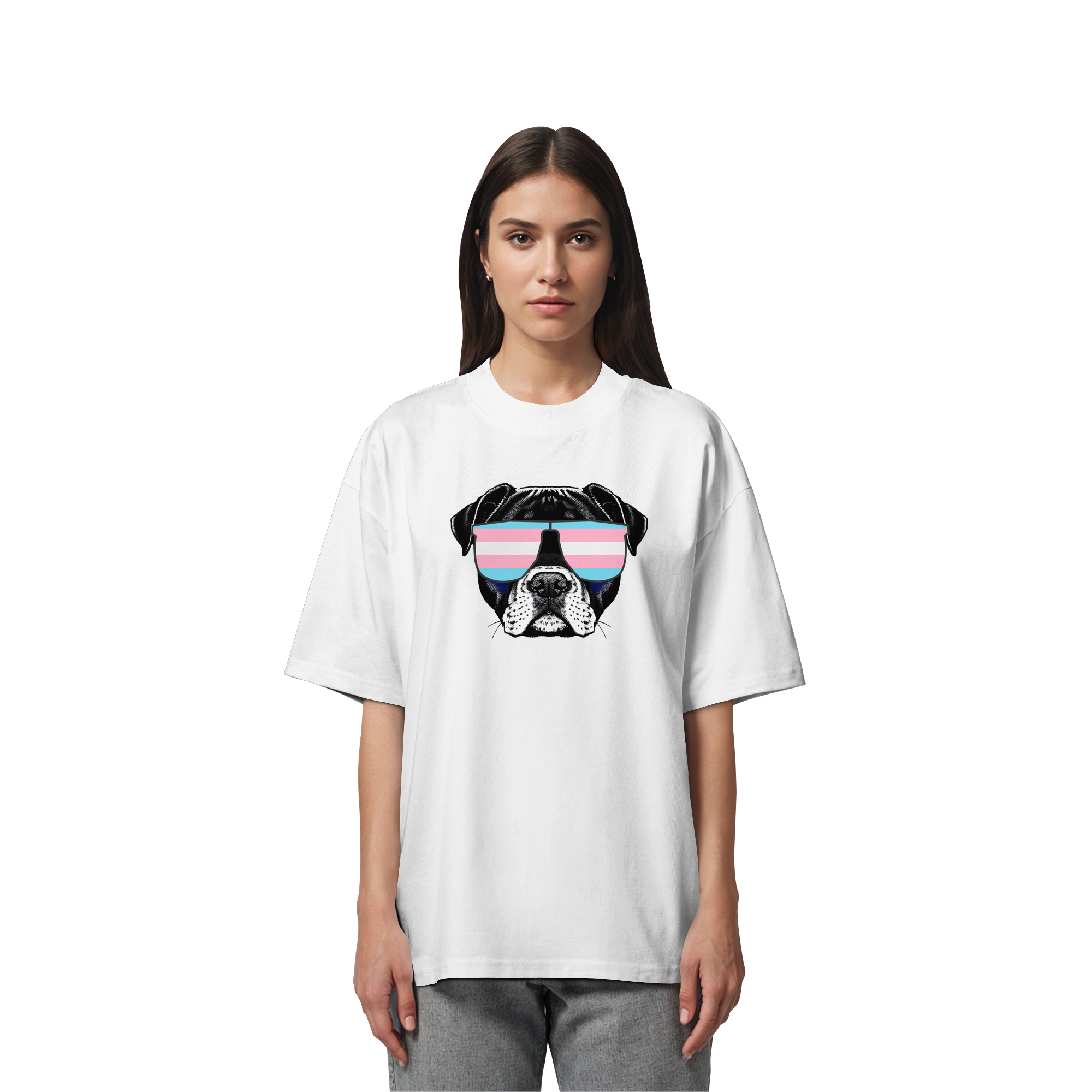 Trans Doggo - Organic Oversize Shirt