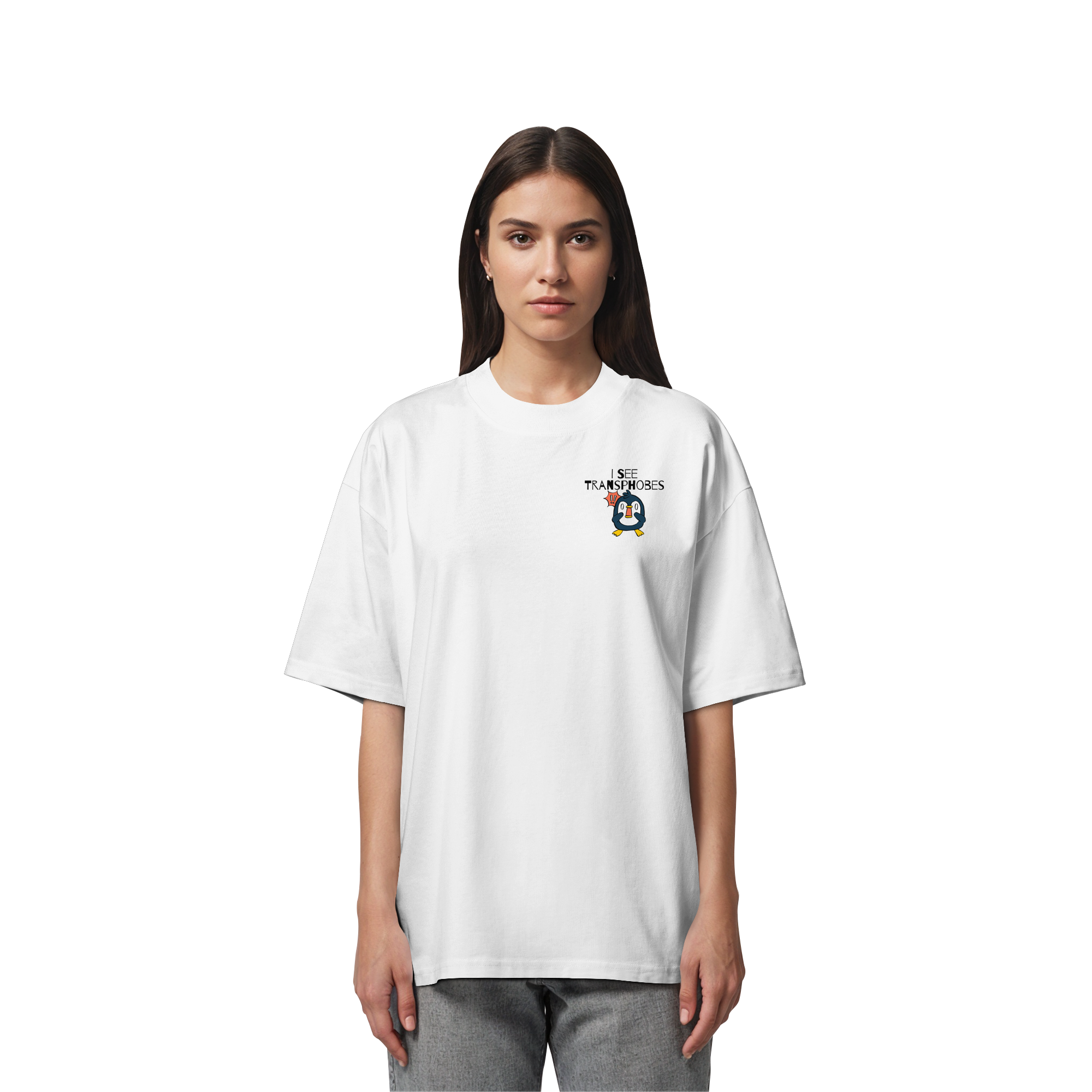 I see Transphobes - Organic Oversize Shirt