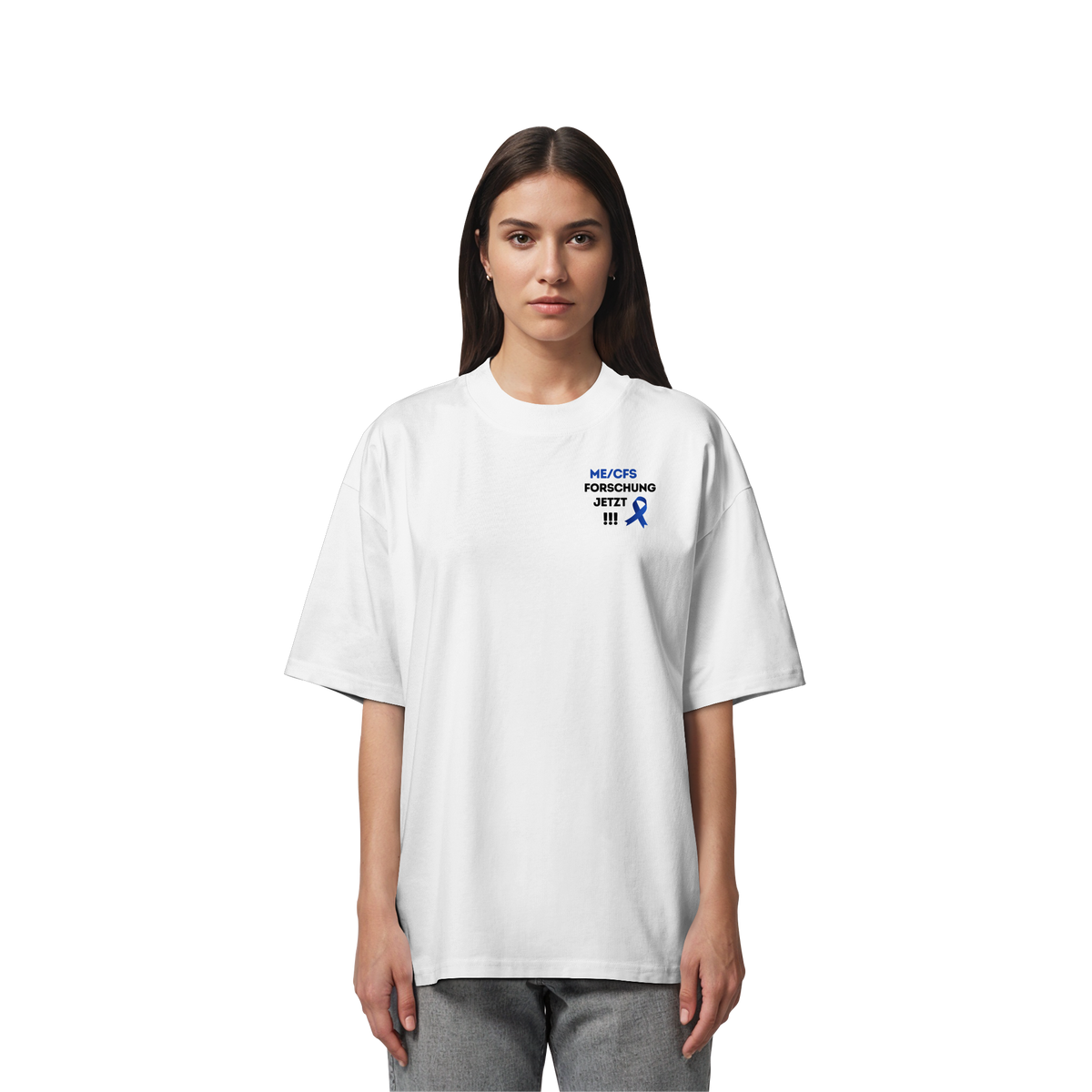 ME/CFS Forschung jetzt!!! - Organic Oversize Shirt