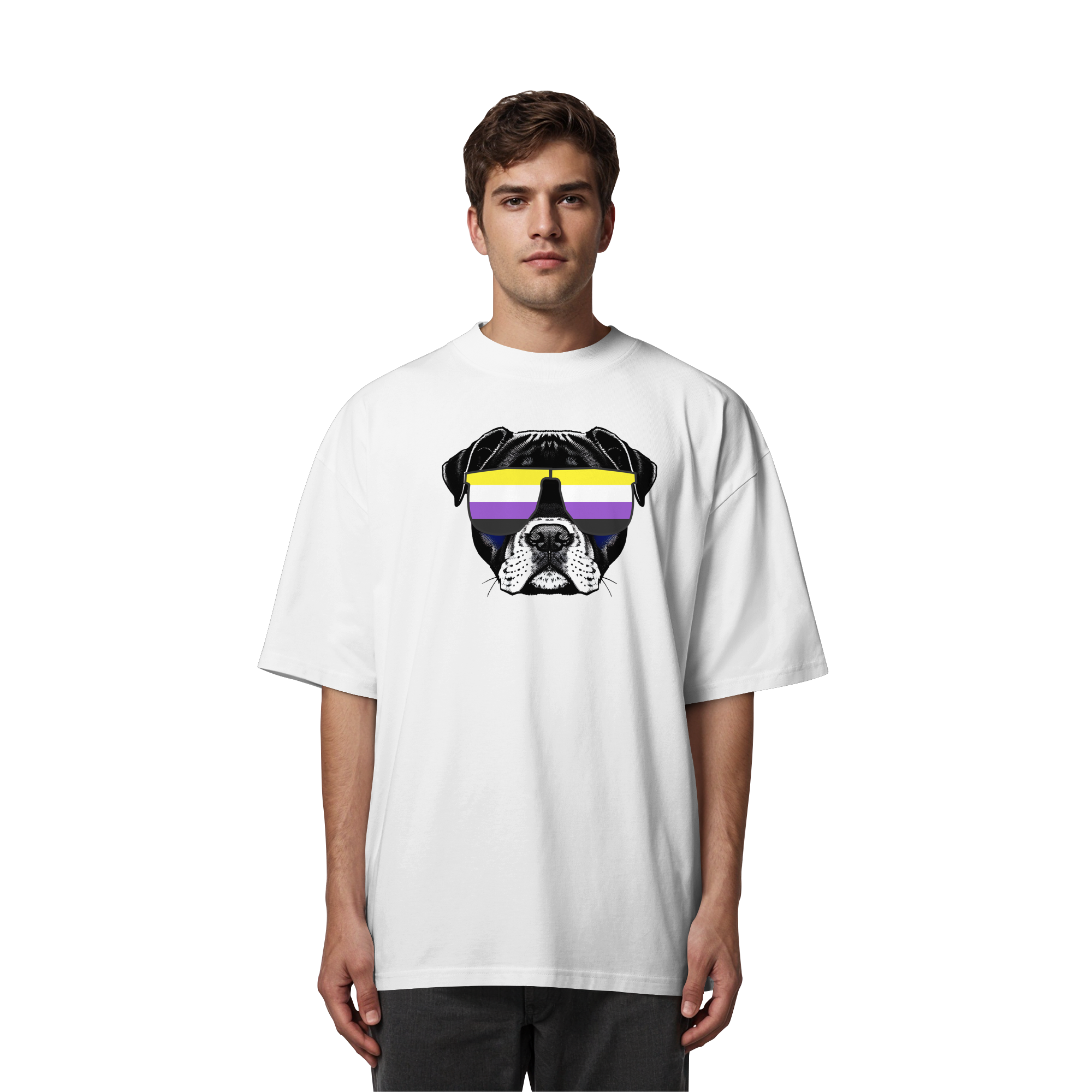 Nonbinary Doggo - Organic Oversize Shirt