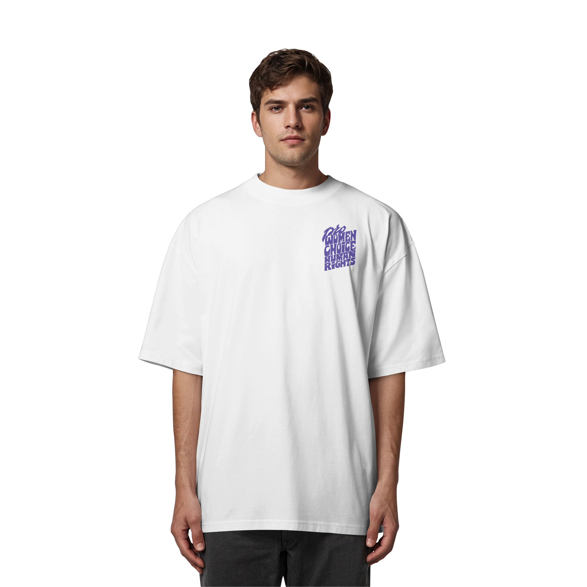 Pro Women Choice Human Rights "Lila Edition" - Organic Oversize Shirt