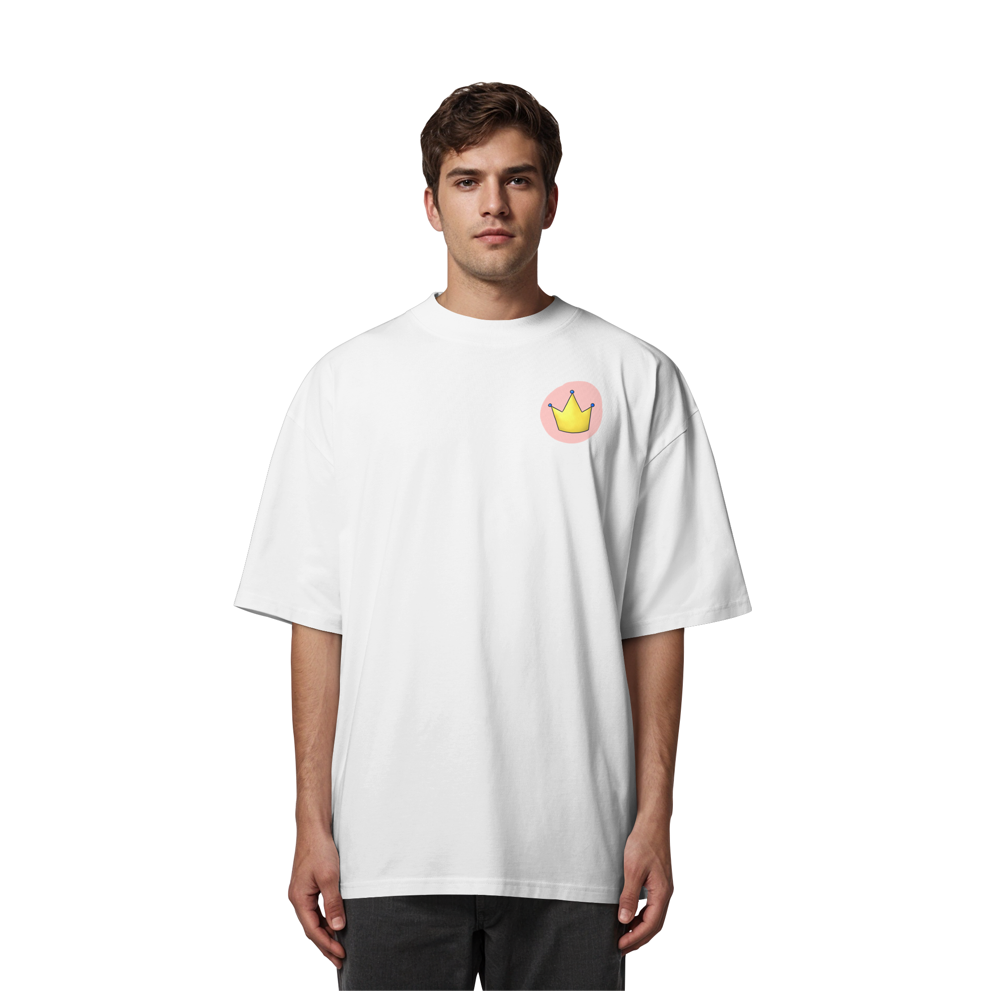 Survivor Queens Logo "Pink Bubble Edition" - Organic Oversize Shirt