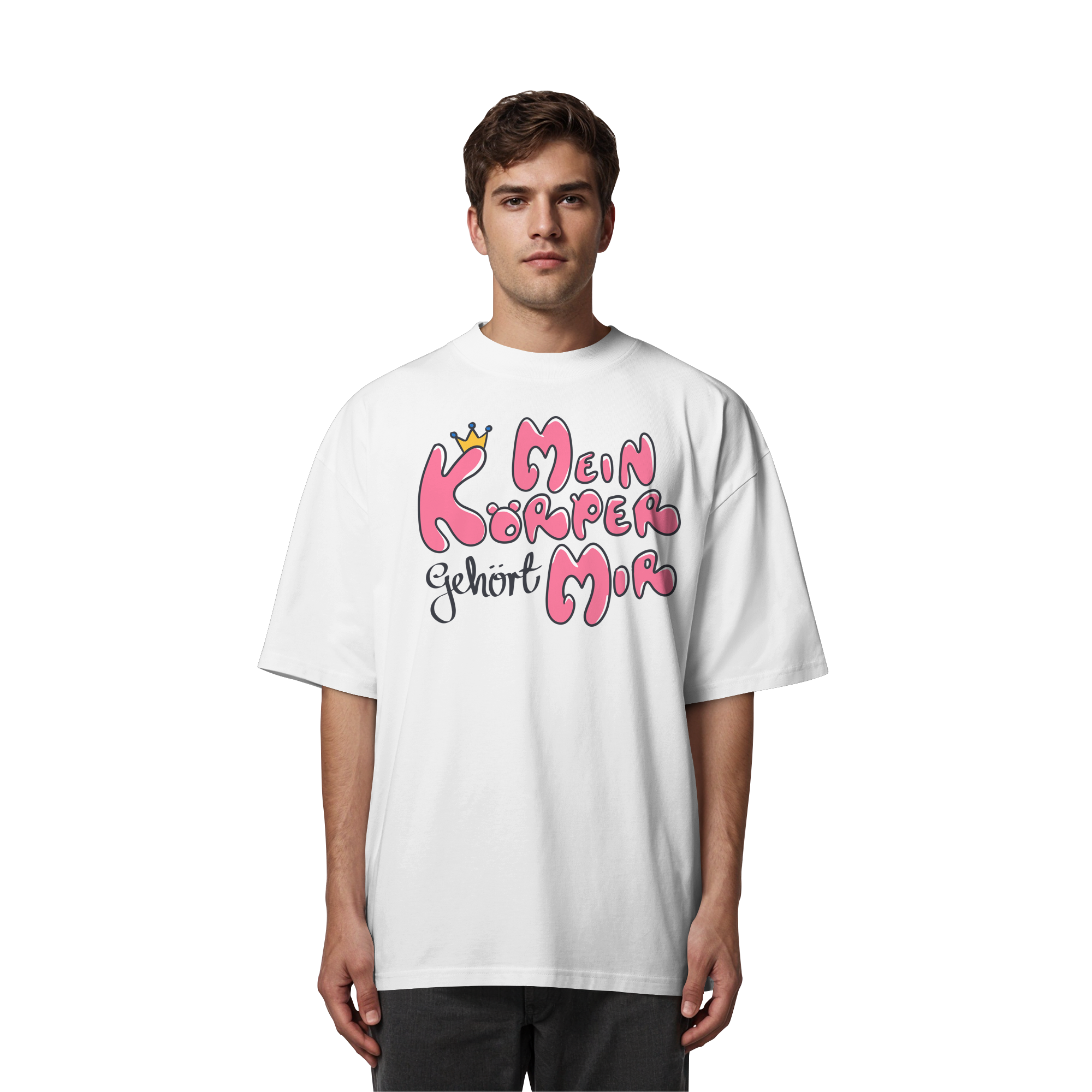 Mein Körper gehört mir "Pinke Edition" - Organic Oversize Shirt