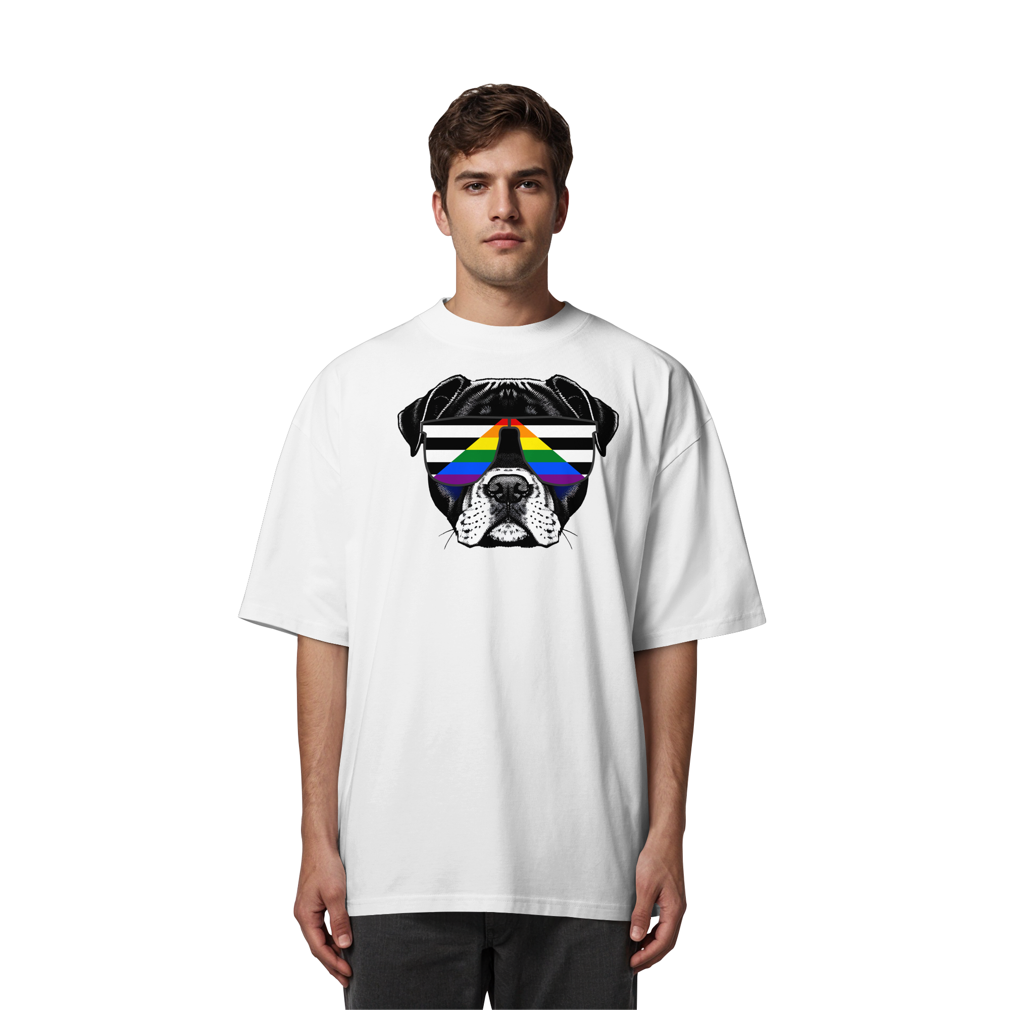 Straight Ally Doggo - Organic Oversize Shirt