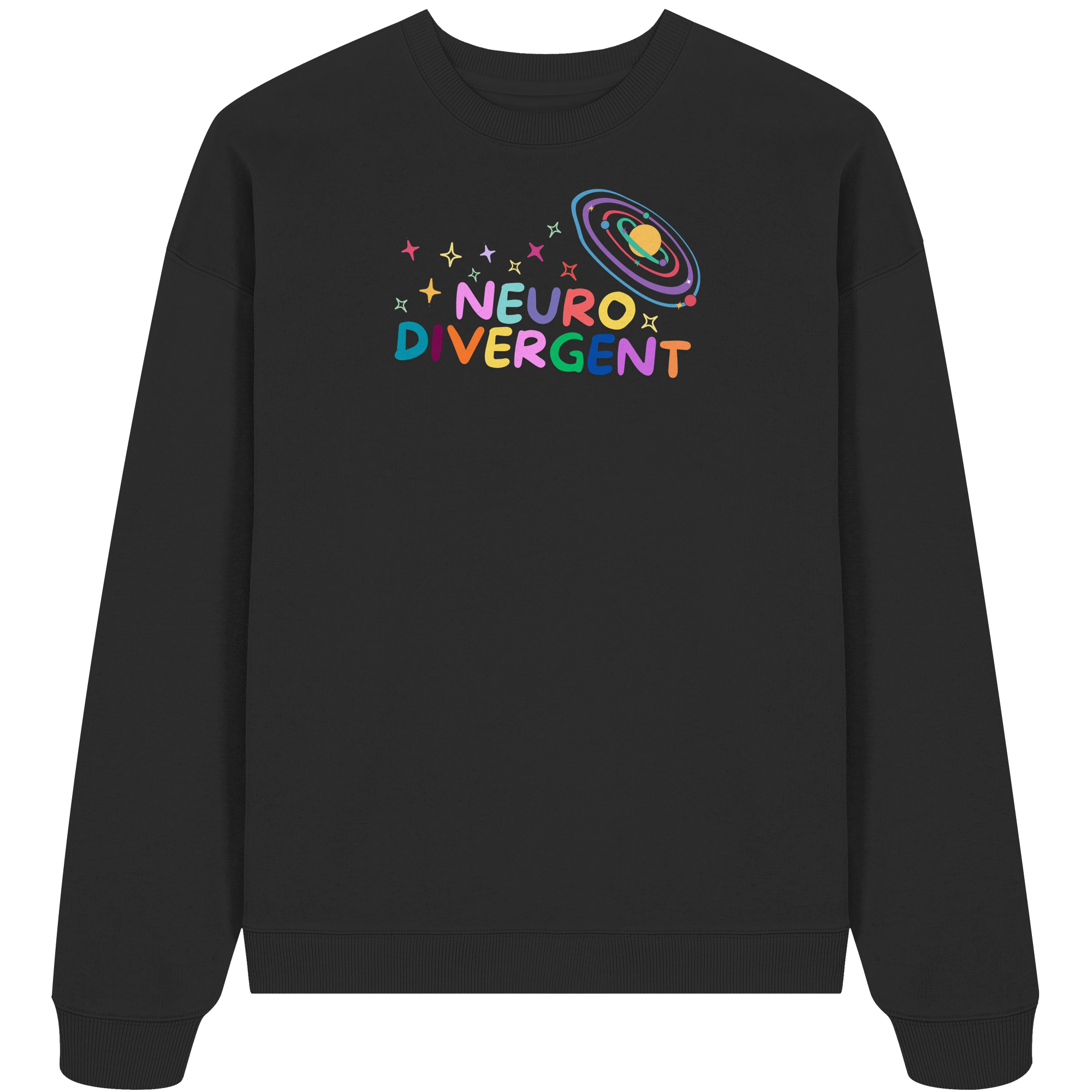 Neurodivergent "Planet Edition" - Organic Oversize Sweatshirt