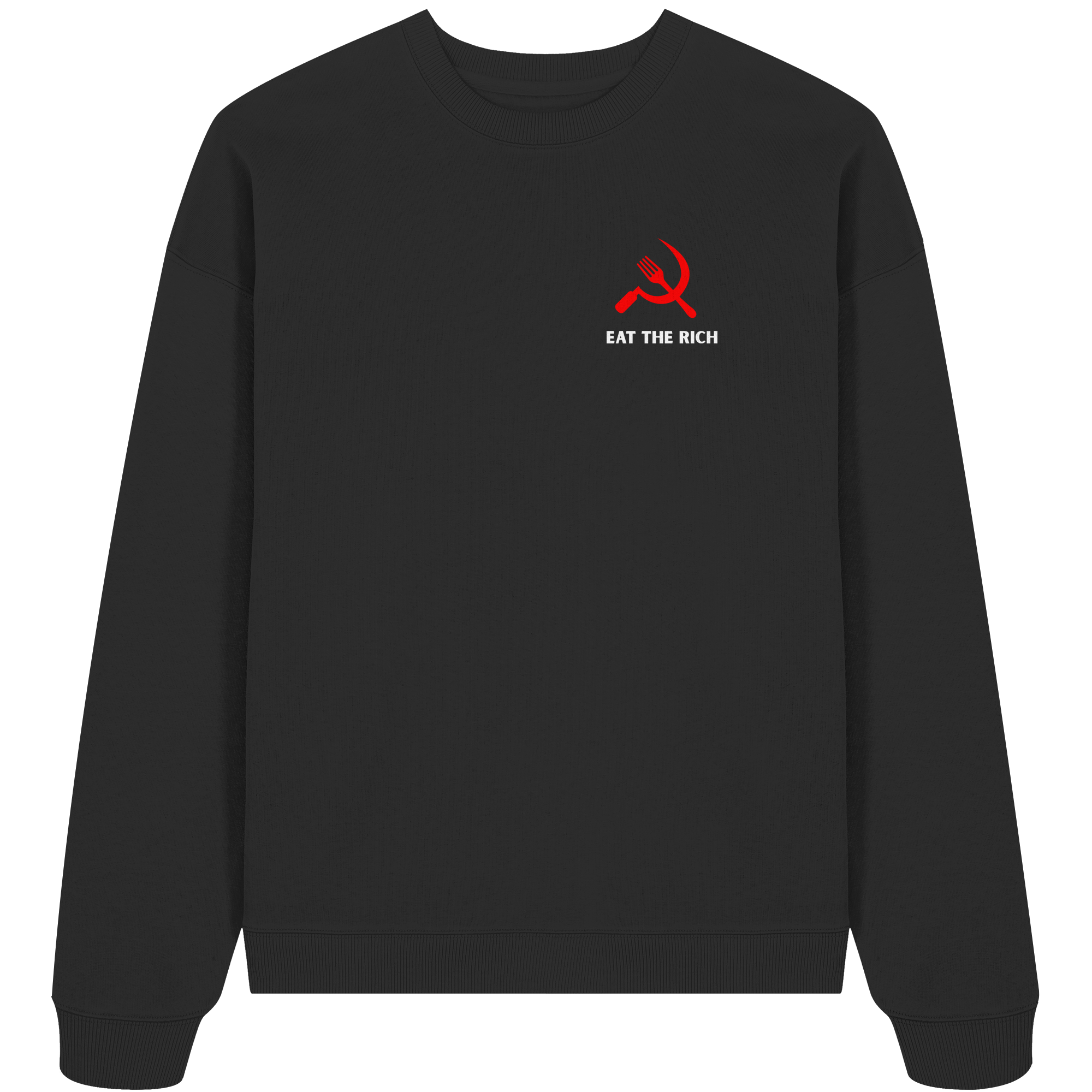 Eat the Rich "Gabel & Sichel Edition" - Organic Oversize Sweatshirt