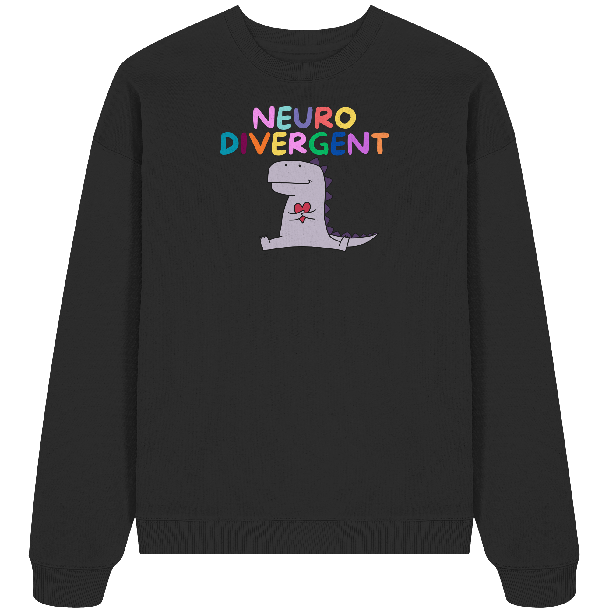 Neurodivergent "Dino Edition" - Organic Oversize Sweatshirt