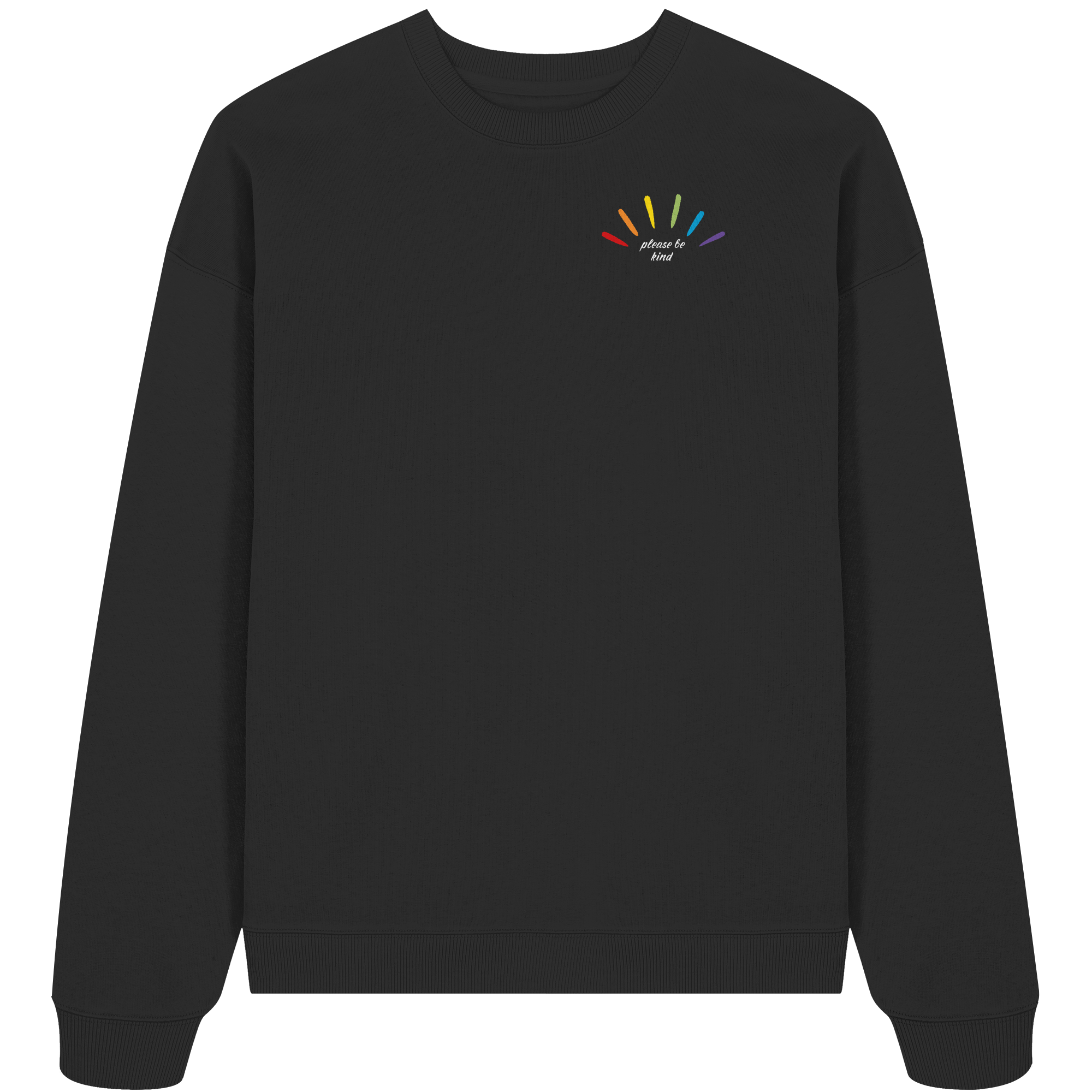 please be kind - Organic Oversize Sweatshirt