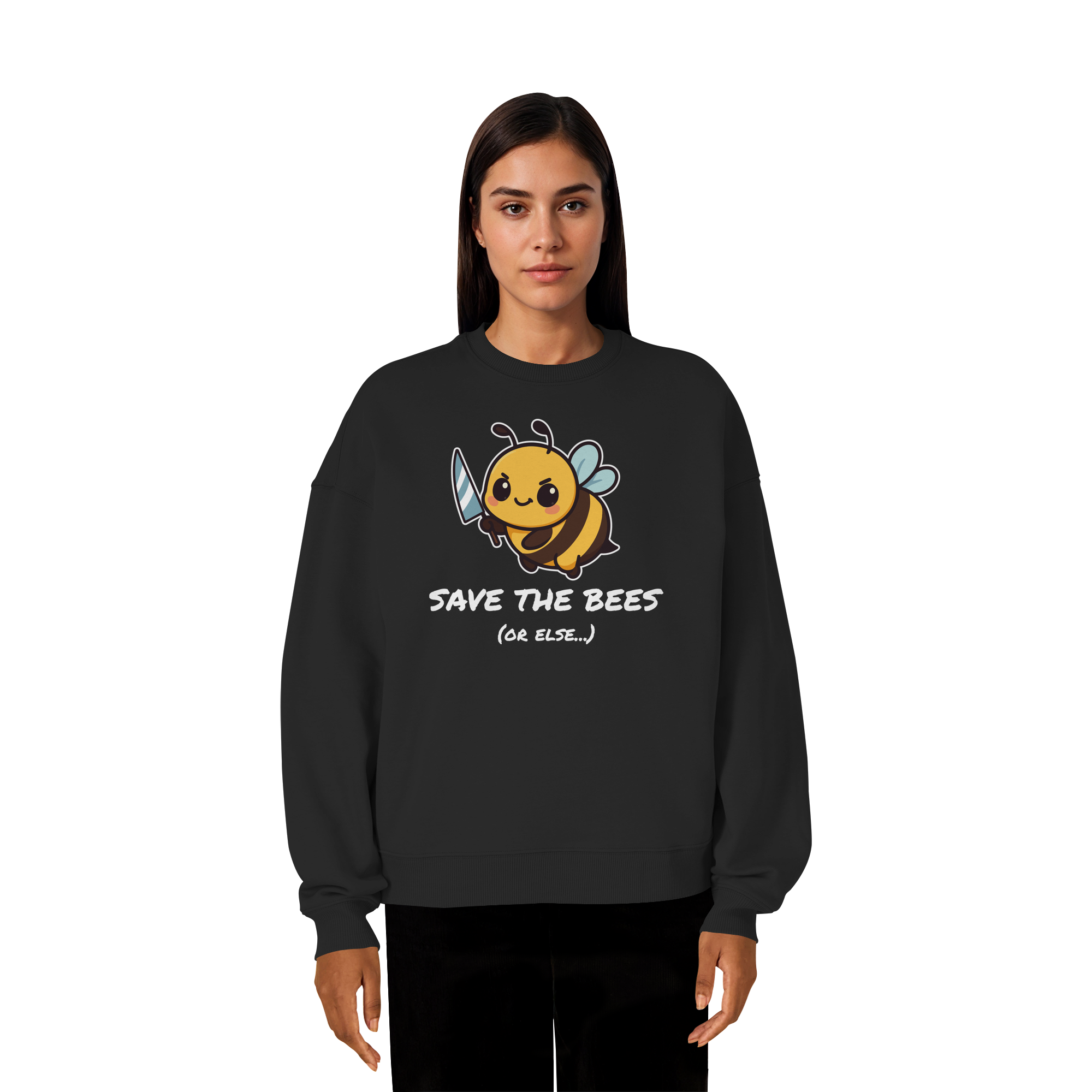 Save The Bees (or else...) - Organic Oversize Sweatshirt