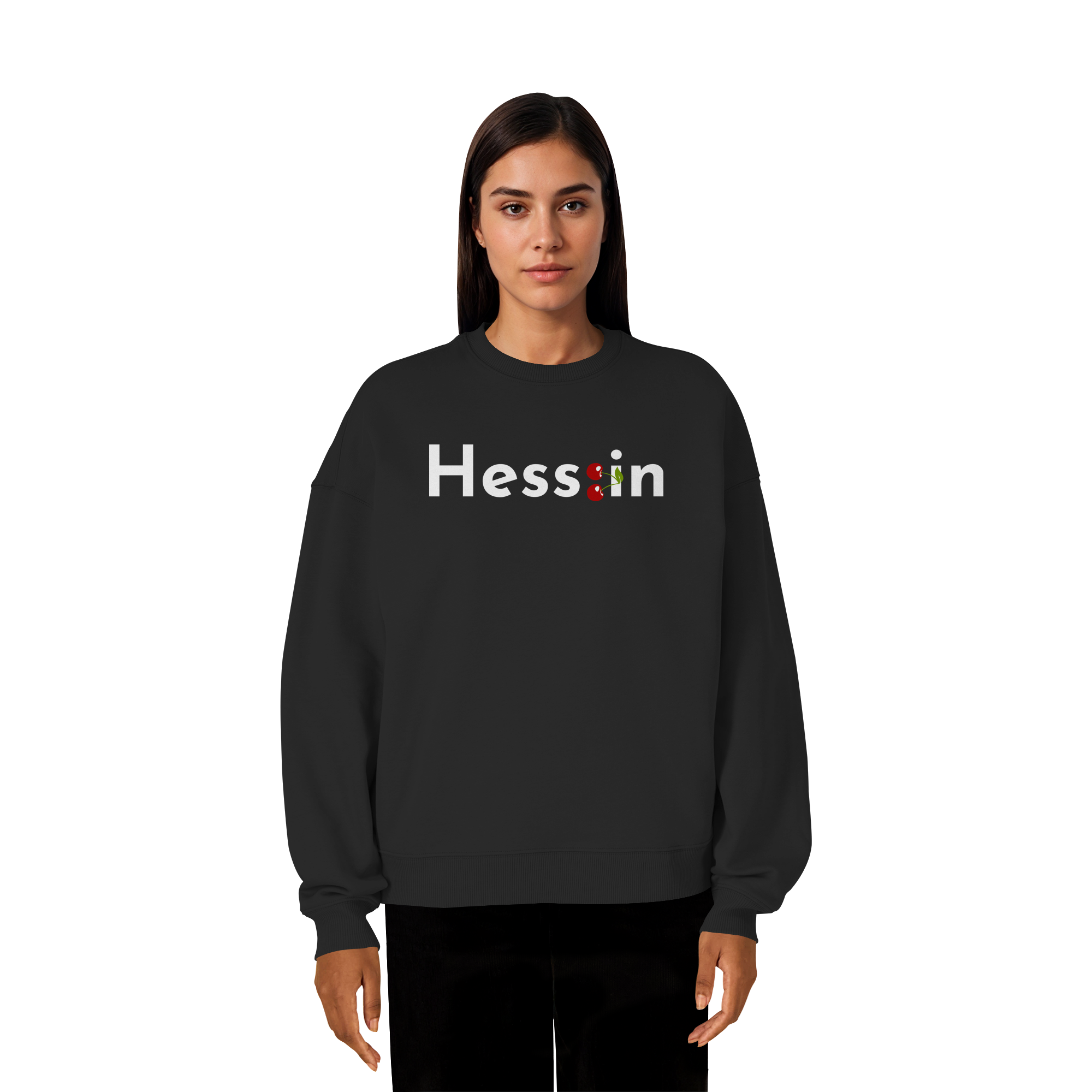 Hess:in "Kirschen Edition" - Organic Oversize Sweatshirt