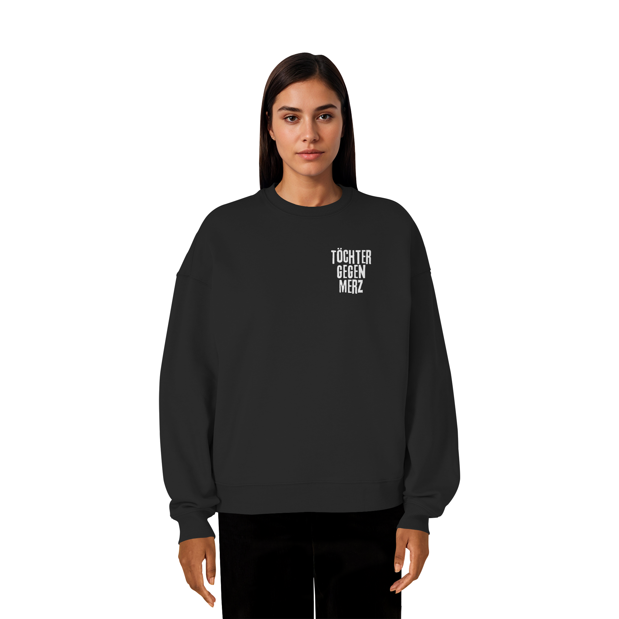 Töchter gegen Merz - Organic Oversize Sweatshirt