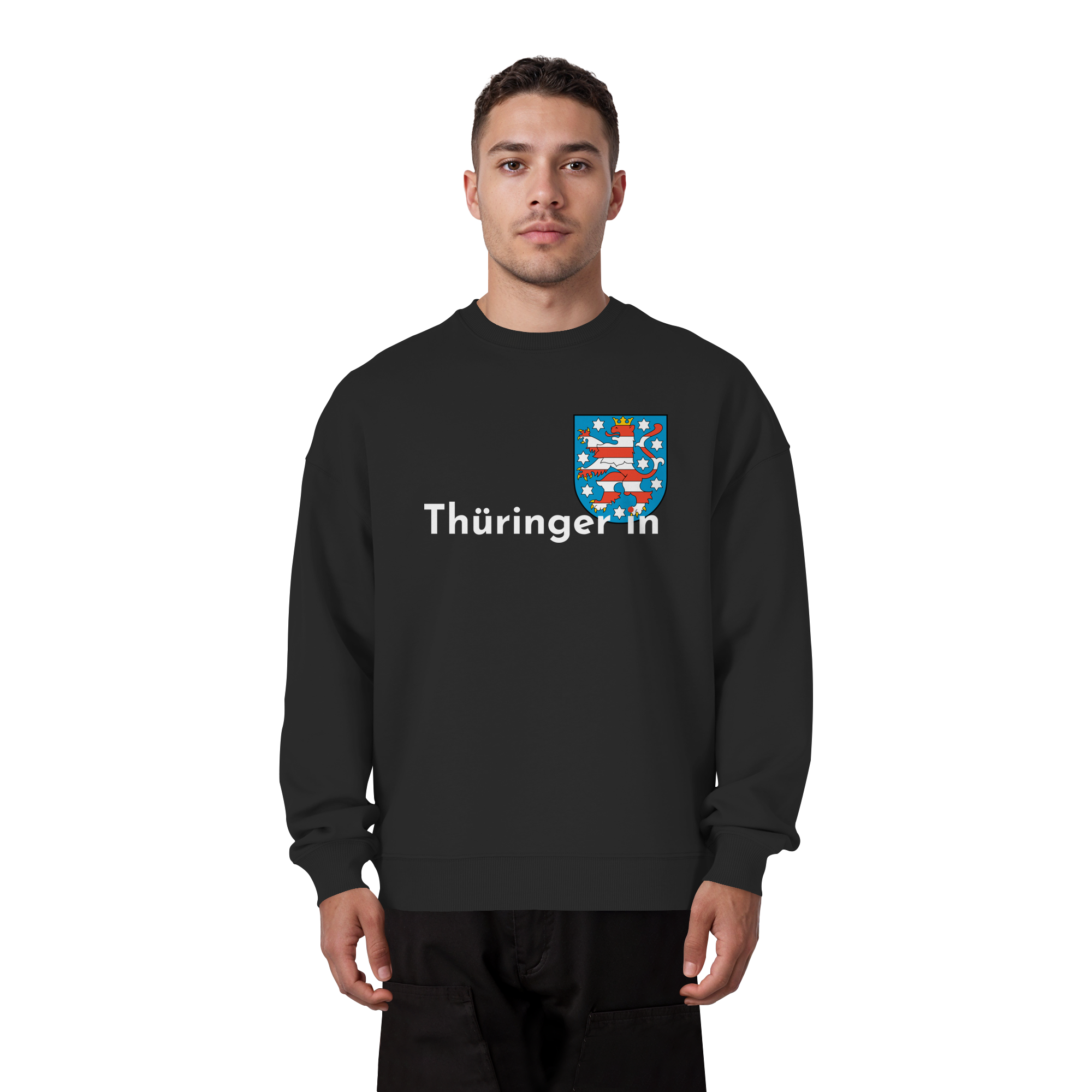 Thüringer*in "Wappen Edition" - Organic Oversize Sweatshirt