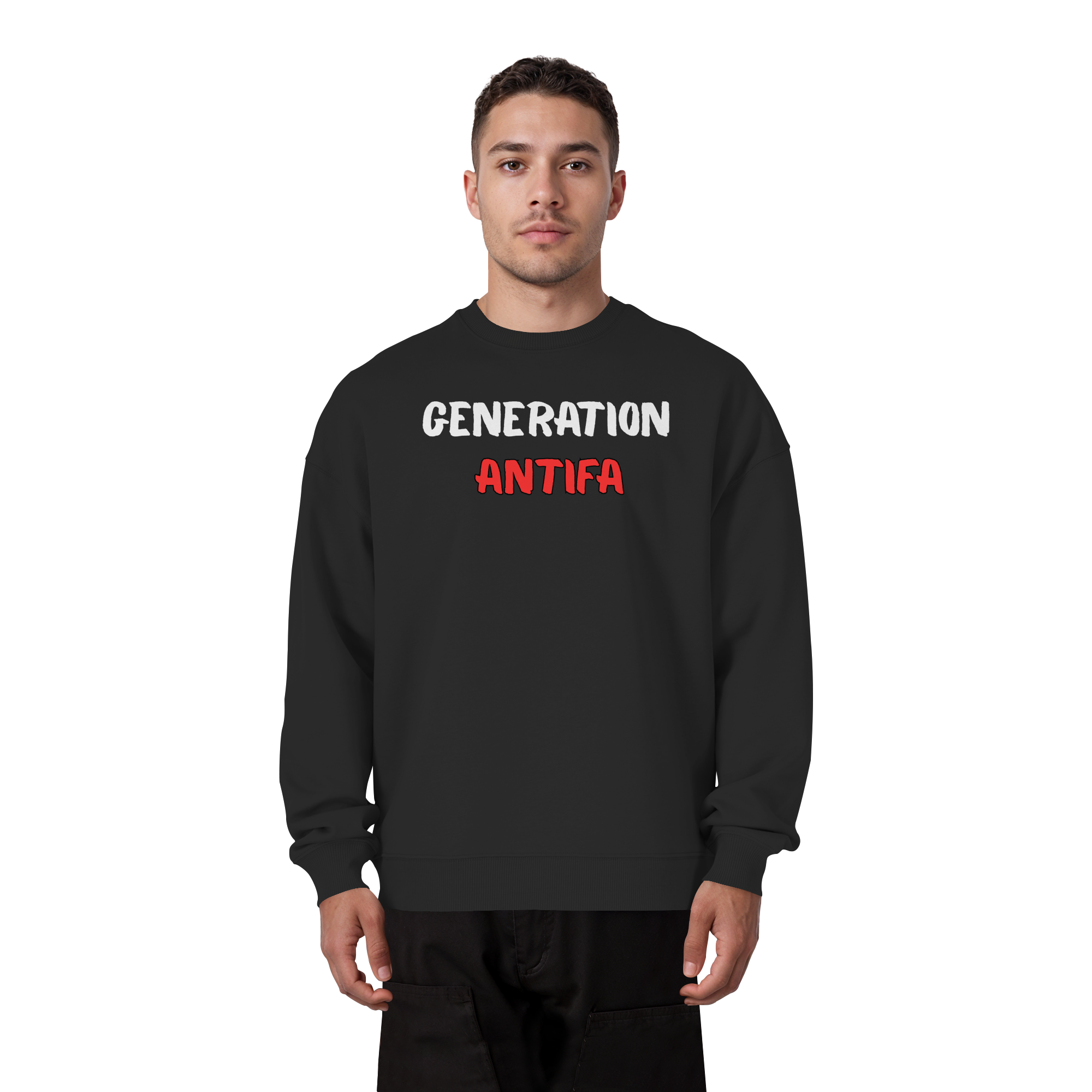 Generation Antifa - Organic Oversize Sweatshirt