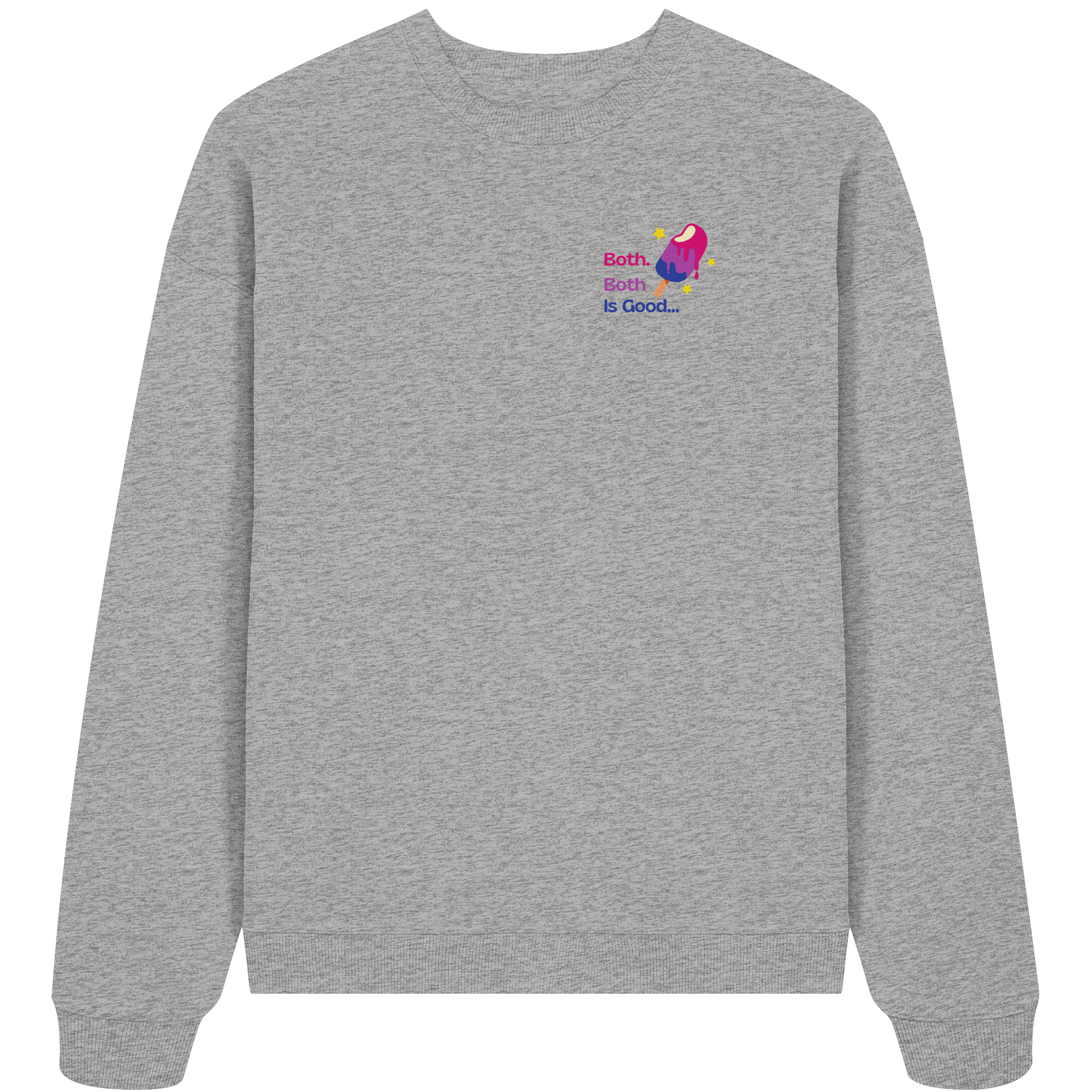 Bi Pride: Both is Good - Organic Oversize Sweatshirt
