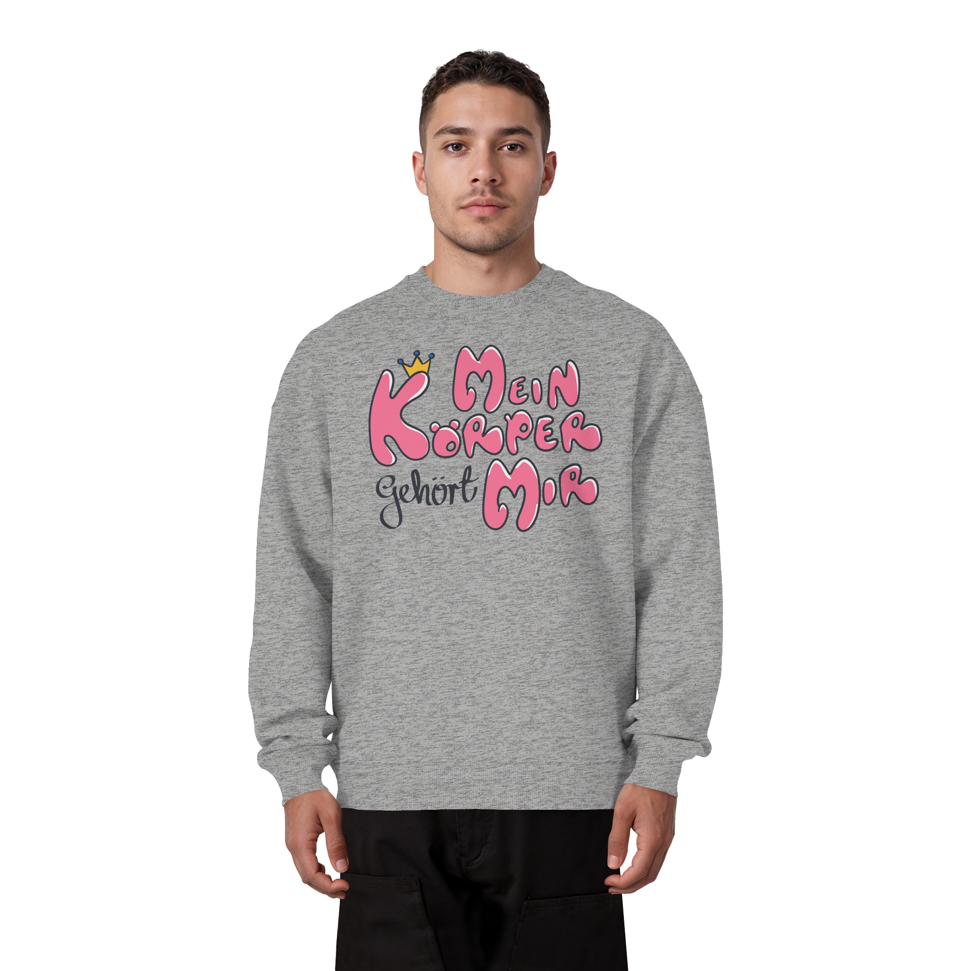 Mein Körper gehört mir "Pinke Edition" - Organic Oversize Sweatshirt
