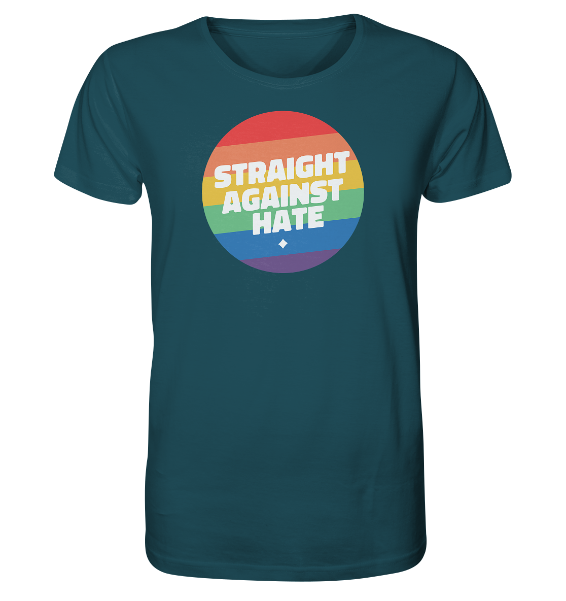 Straight Against Hate Badge Unisex Shirt