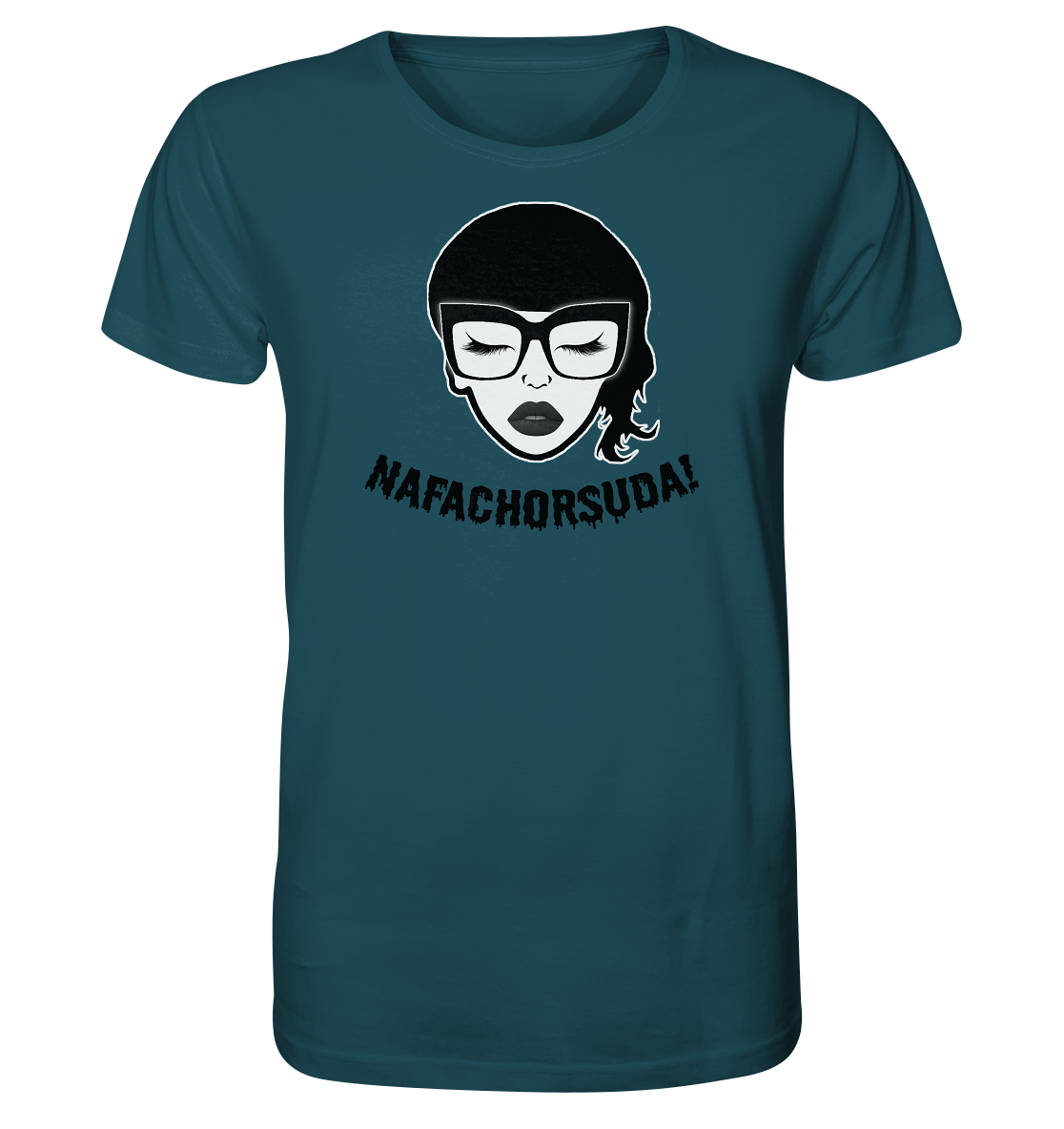 Nafachorsuda! Schwarze Schrift - Unisex Shirt