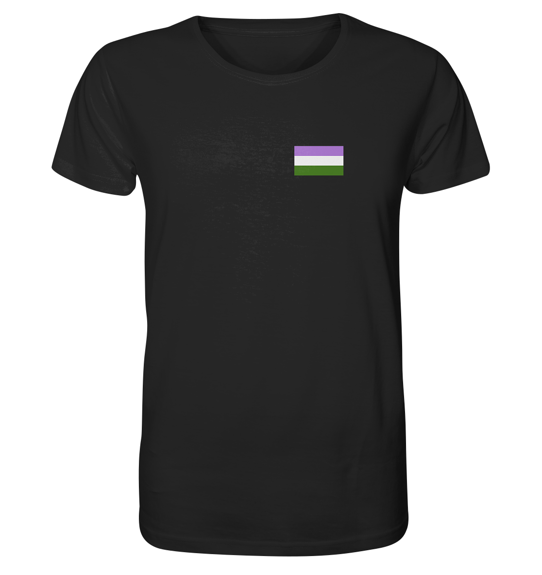 Genderqueer Pride Flag - Organic Shirt
