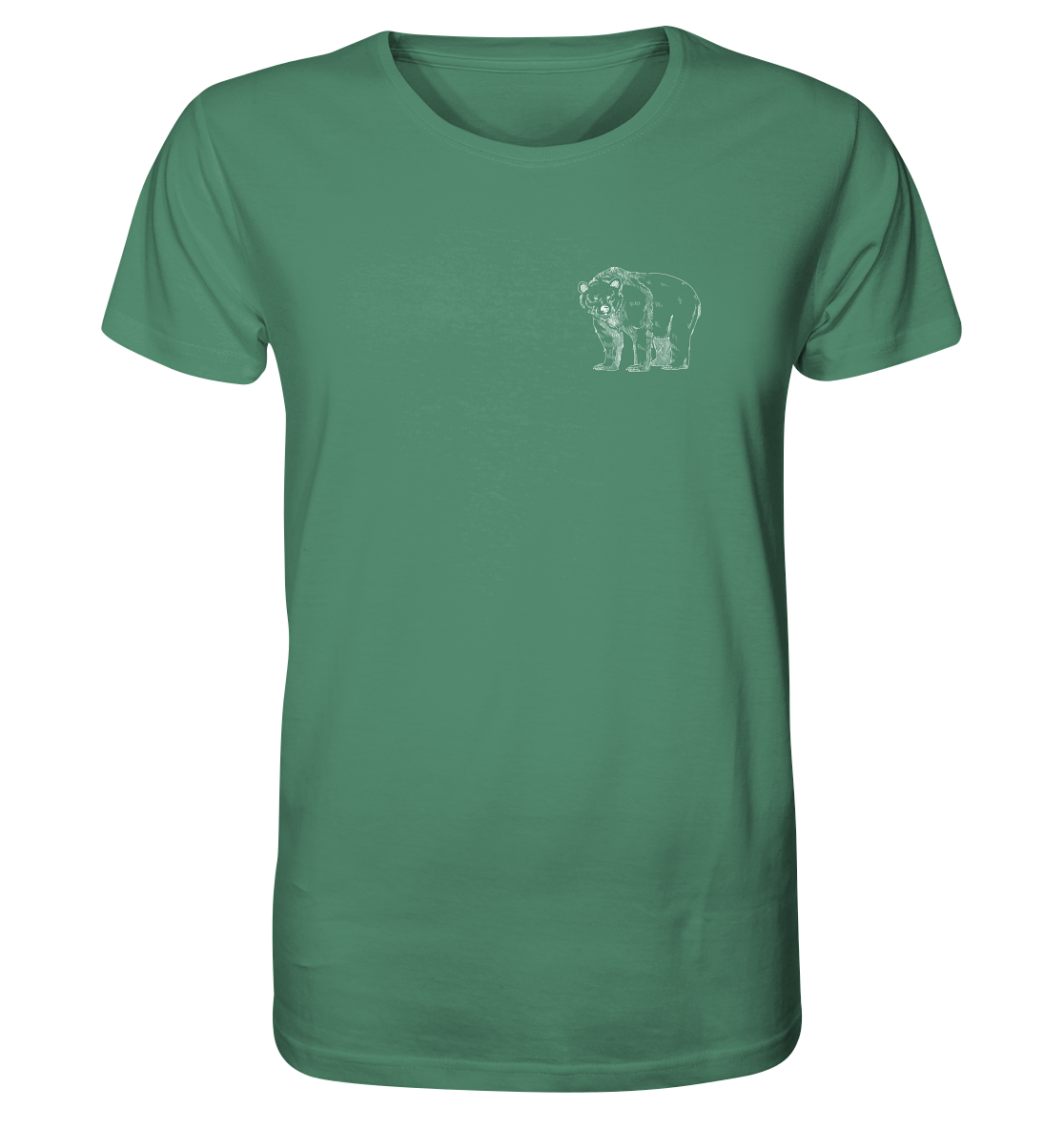 Team Bär Backprint (weiß) Unisex Shirt