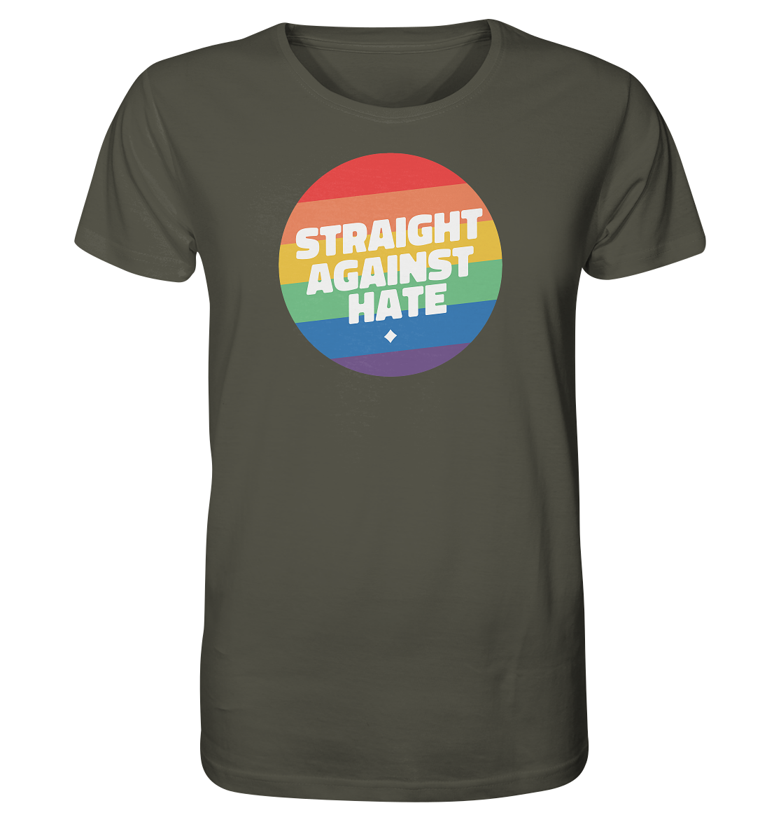 Straight Against Hate Badge Unisex Shirt