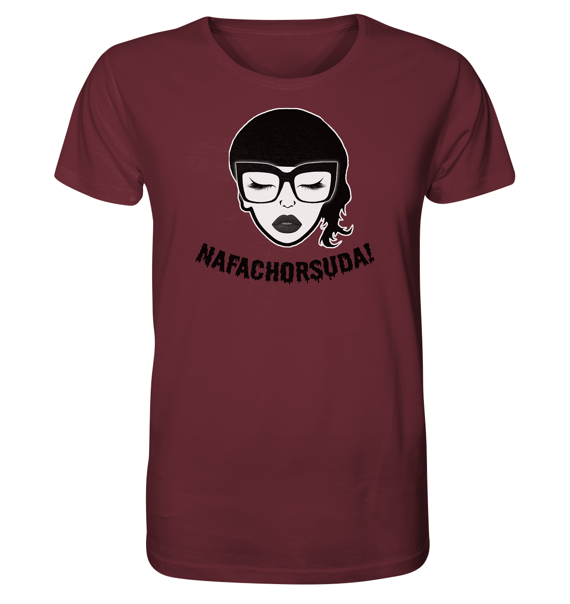 Nafachorsuda! Schwarze Schrift - Unisex Shirt