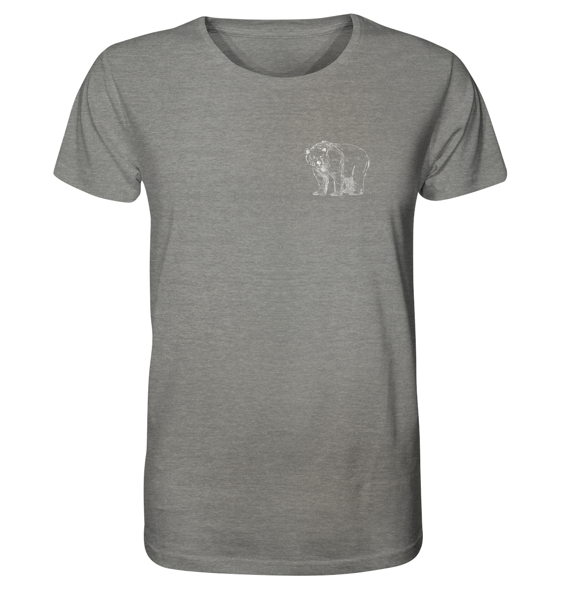 Team Bär Backprint (weiß) Unisex Shirt
