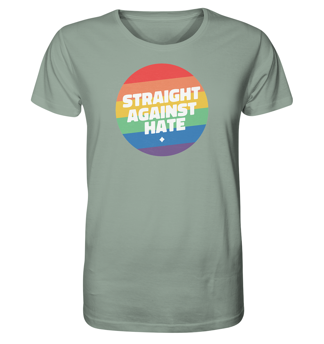 Straight Against Hate Badge Unisex Shirt
