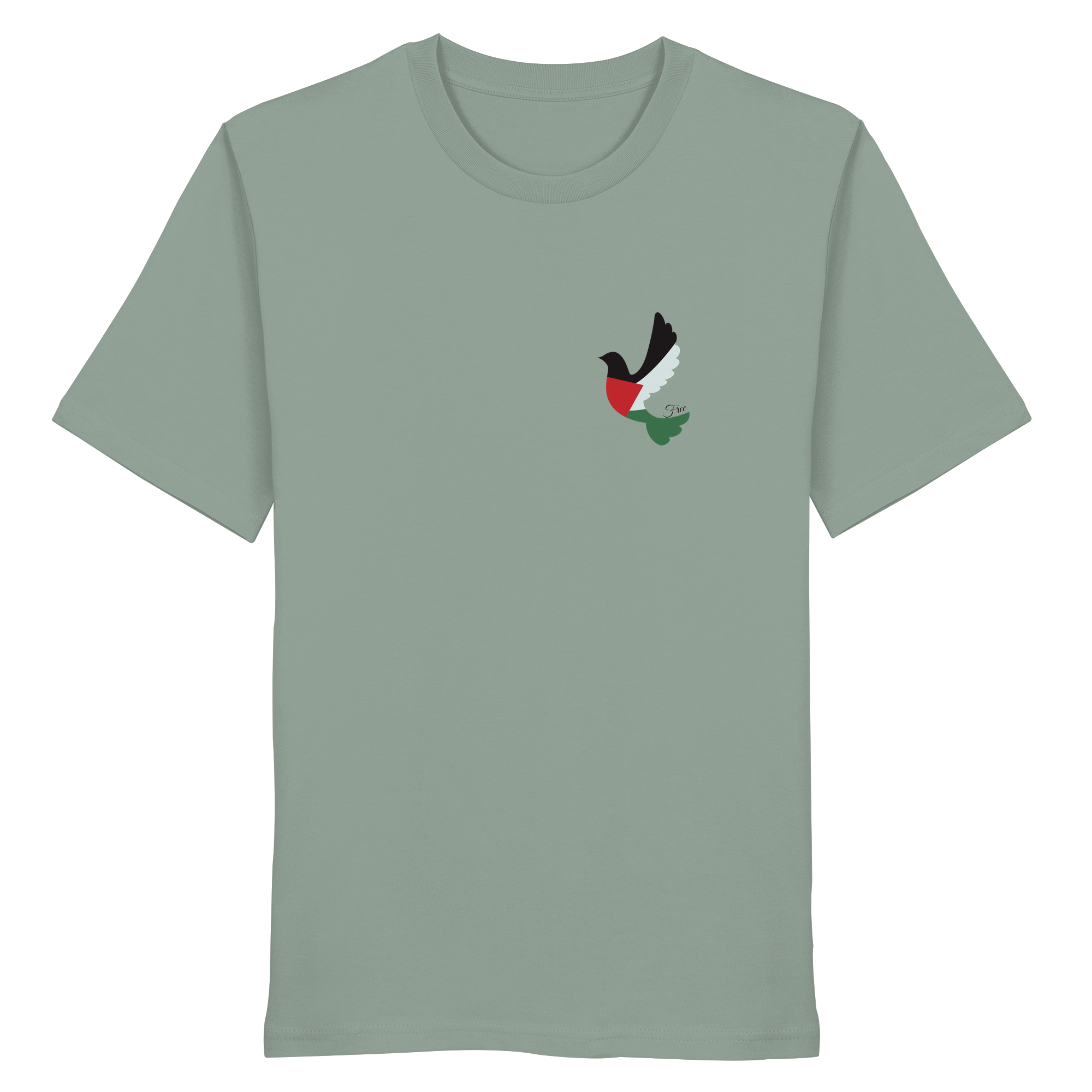 Free Palestine "Unbroken Wings Edition" - Organic Shirt