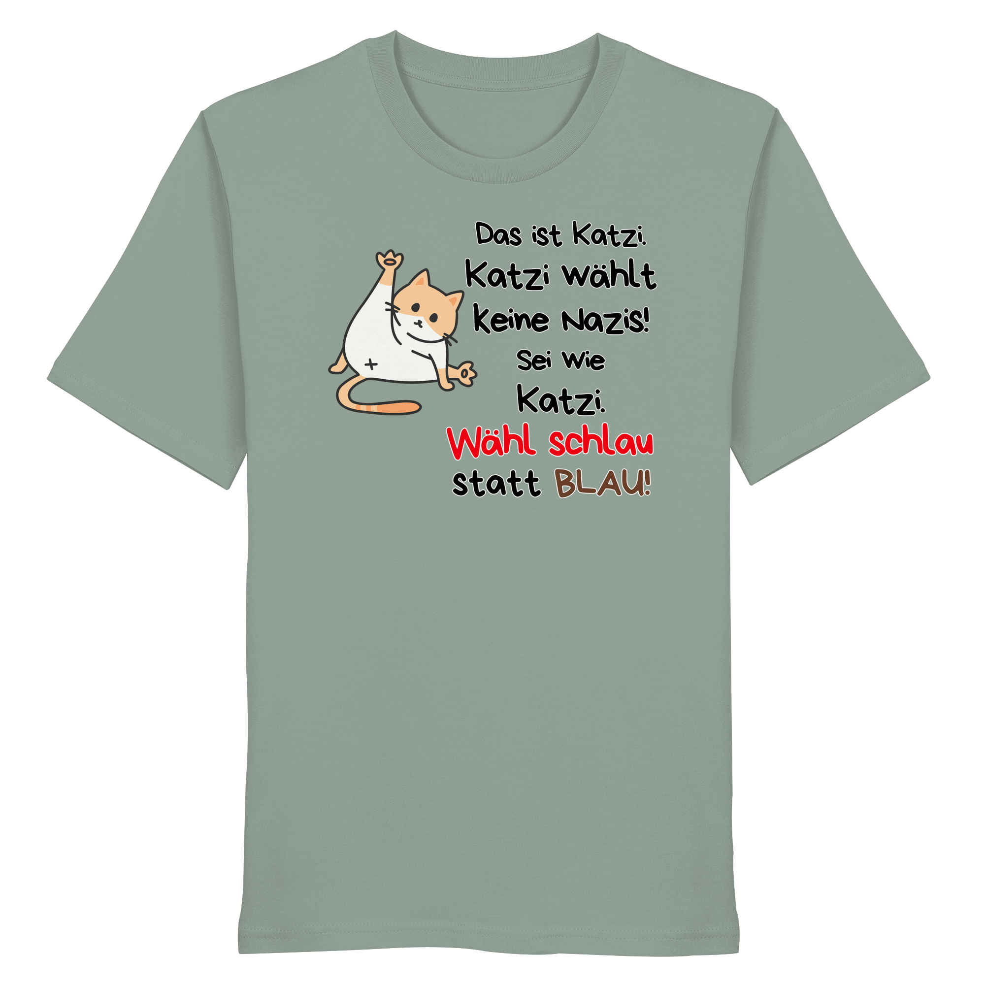 Katzi wählt keine Nazis! - Organic Shirt