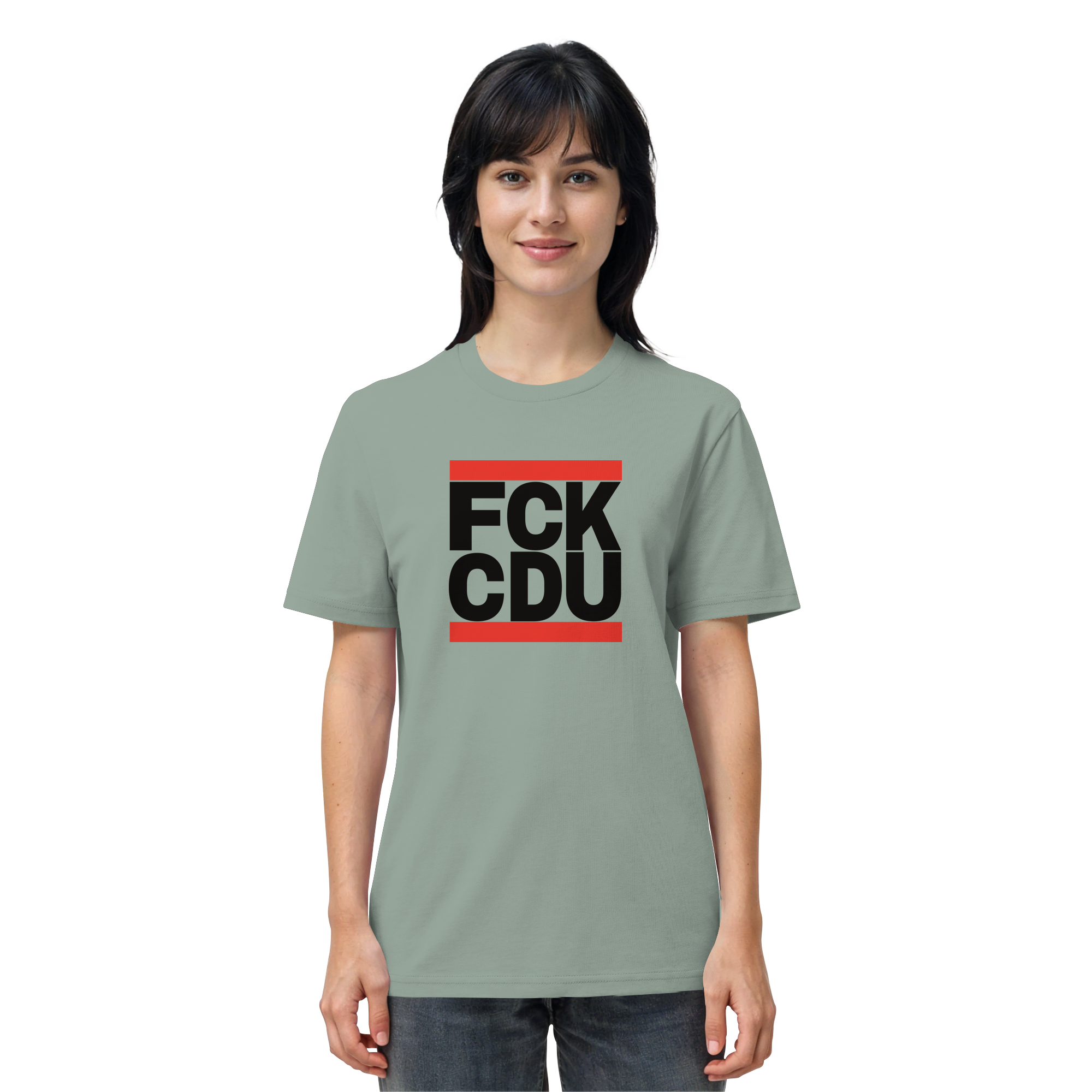 FCK CDU (schwarze Schrift) - Organic Shirt