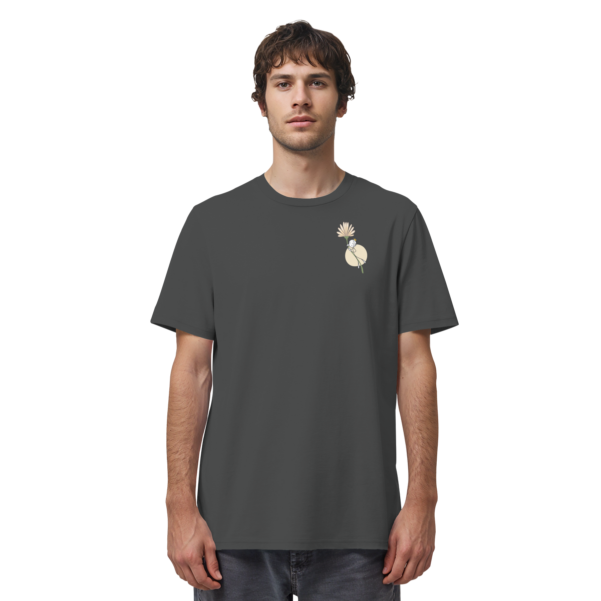 Seelenmännchen "Blumenfliegen Edition" (dunkel) - Organic Shirt