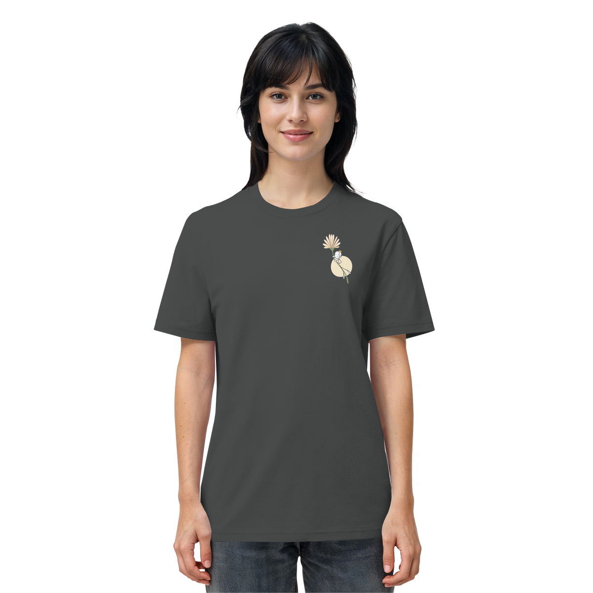 Seelenmännchen "Blumenfliegen Edition" (dunkel) - Organic Shirt