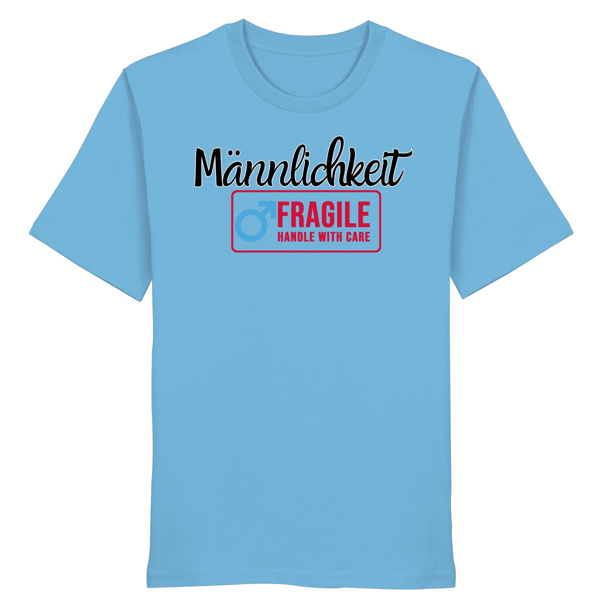 Männlichkeit: Handle with Care - Organic Shirt